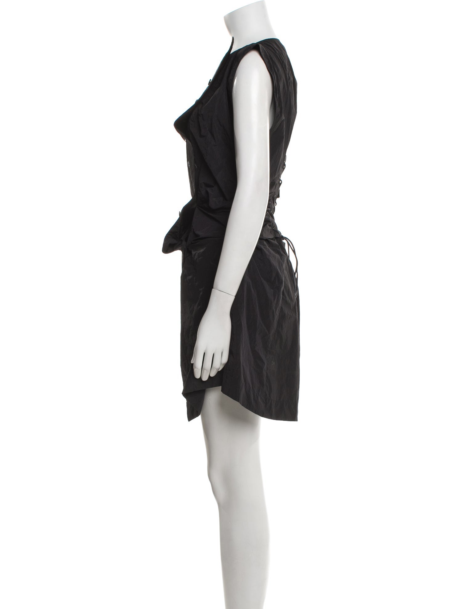 Christopher John Rogers Bateau Neckline Mini Dress