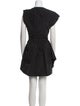 Christopher John Rogers Bateau Neckline Mini Dress