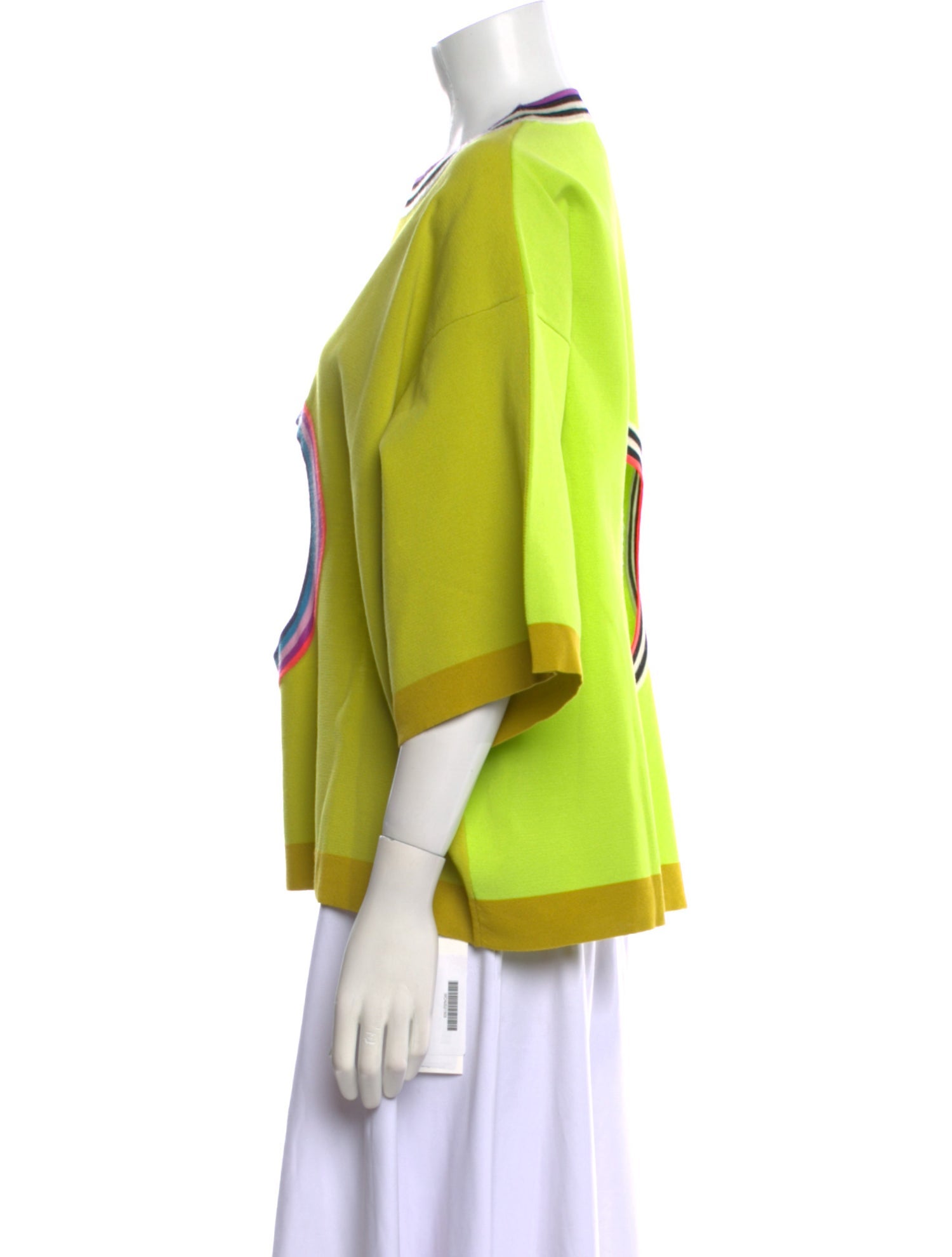 Christopher John Rogers Graphic Print Crew Neck Sweater