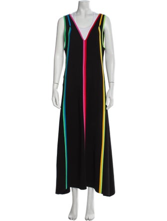 Christopher John Rogers Striped Long Dress
