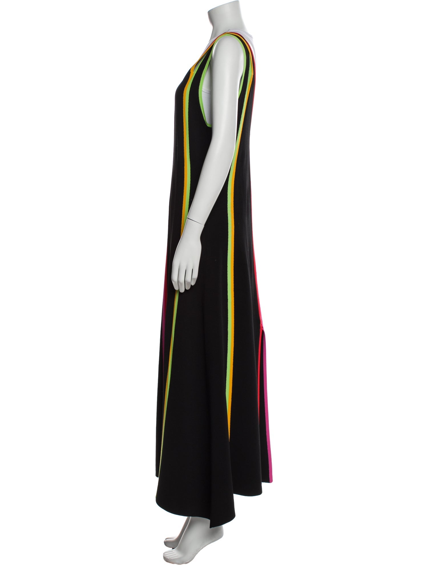 Christopher John Rogers Striped Long Dress
