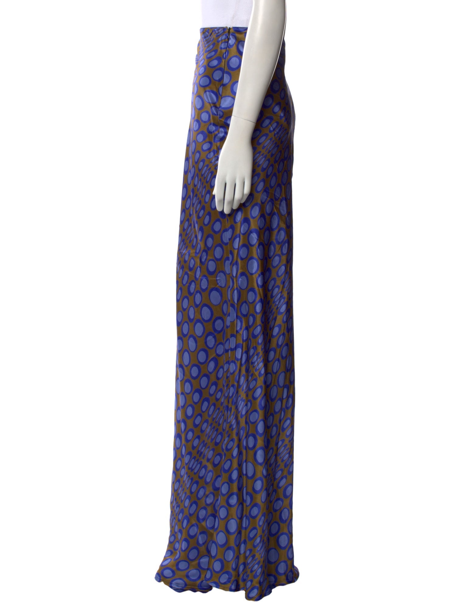 Christopher John Rogers Printed Long Skirt w/ Tags