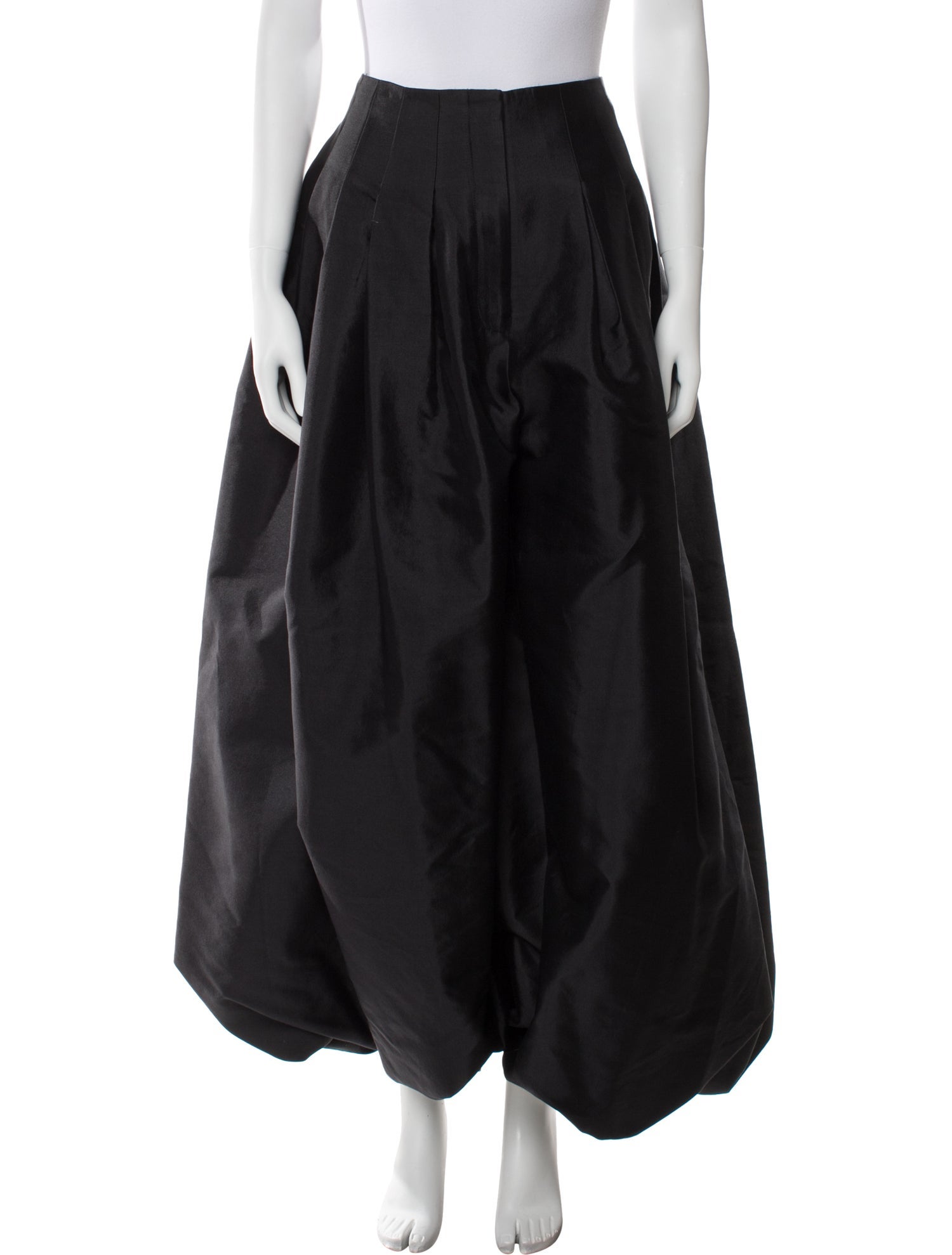 Christopher John Rogers Silk Skinny Leg Pants