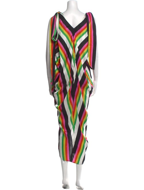 Christopher John Rogers Striped Long Dress