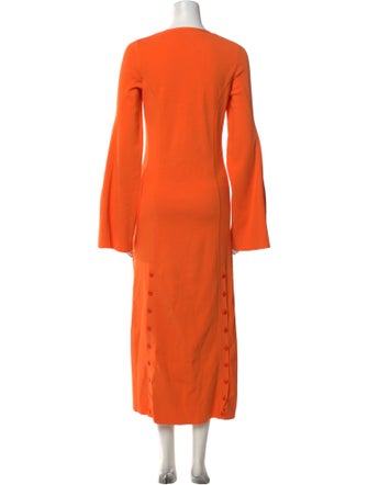 Christopher John Rogers Scoop Neck Long Dress