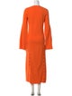Christopher John Rogers Scoop Neck Long Dress