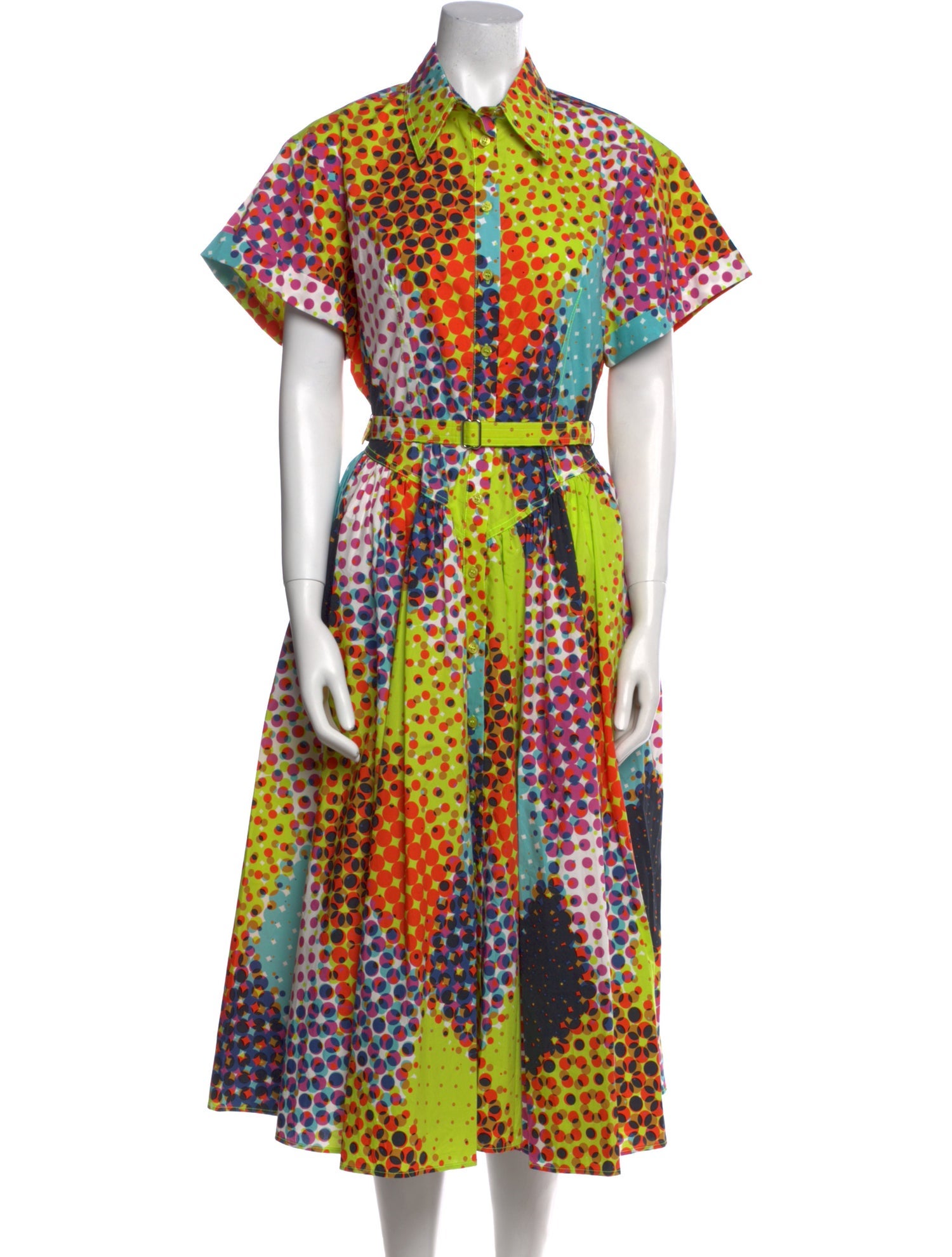 Christopher John Rogers Printed Long Dress w/ Tags