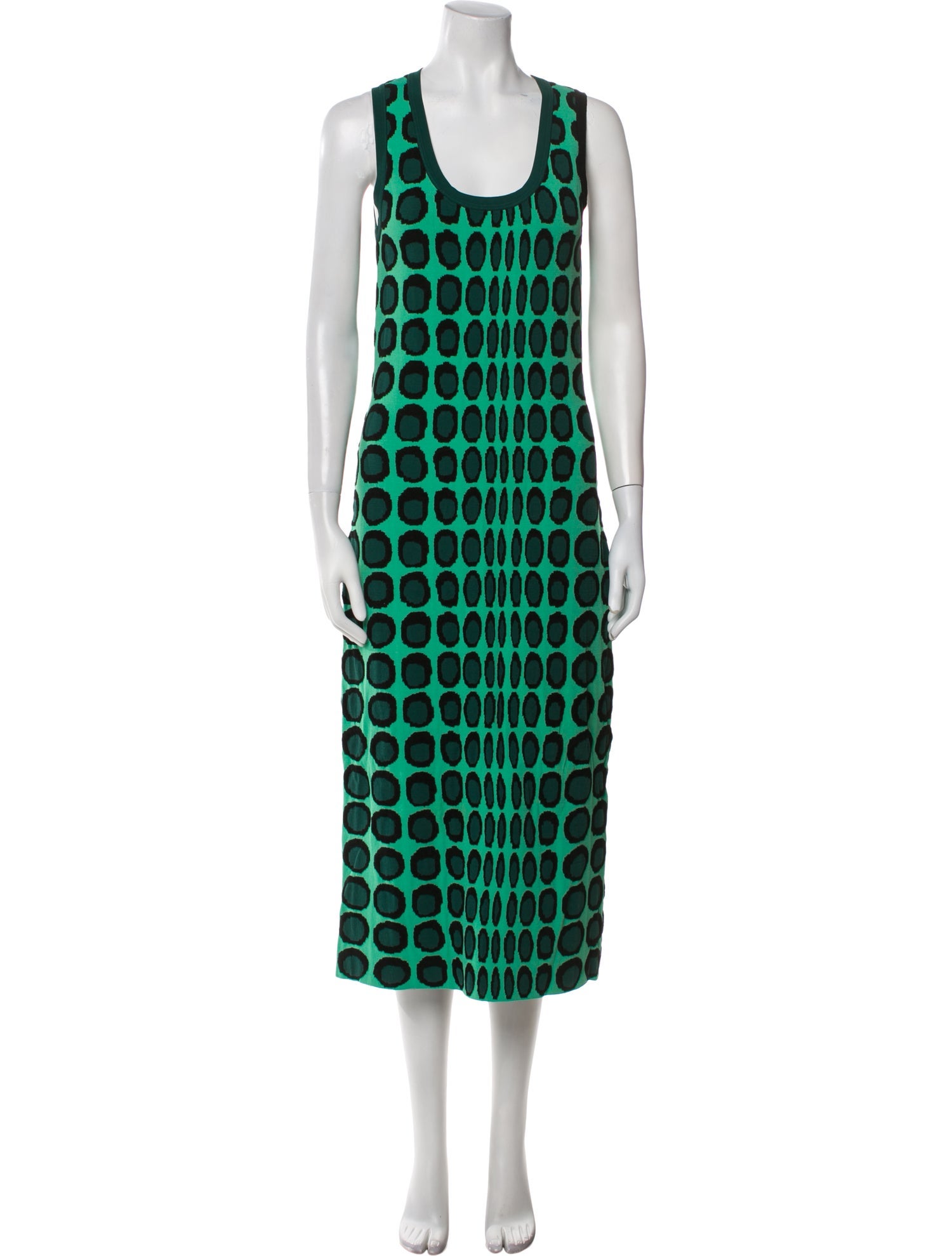 Christopher John Rogers Printed Midi Length Dress
