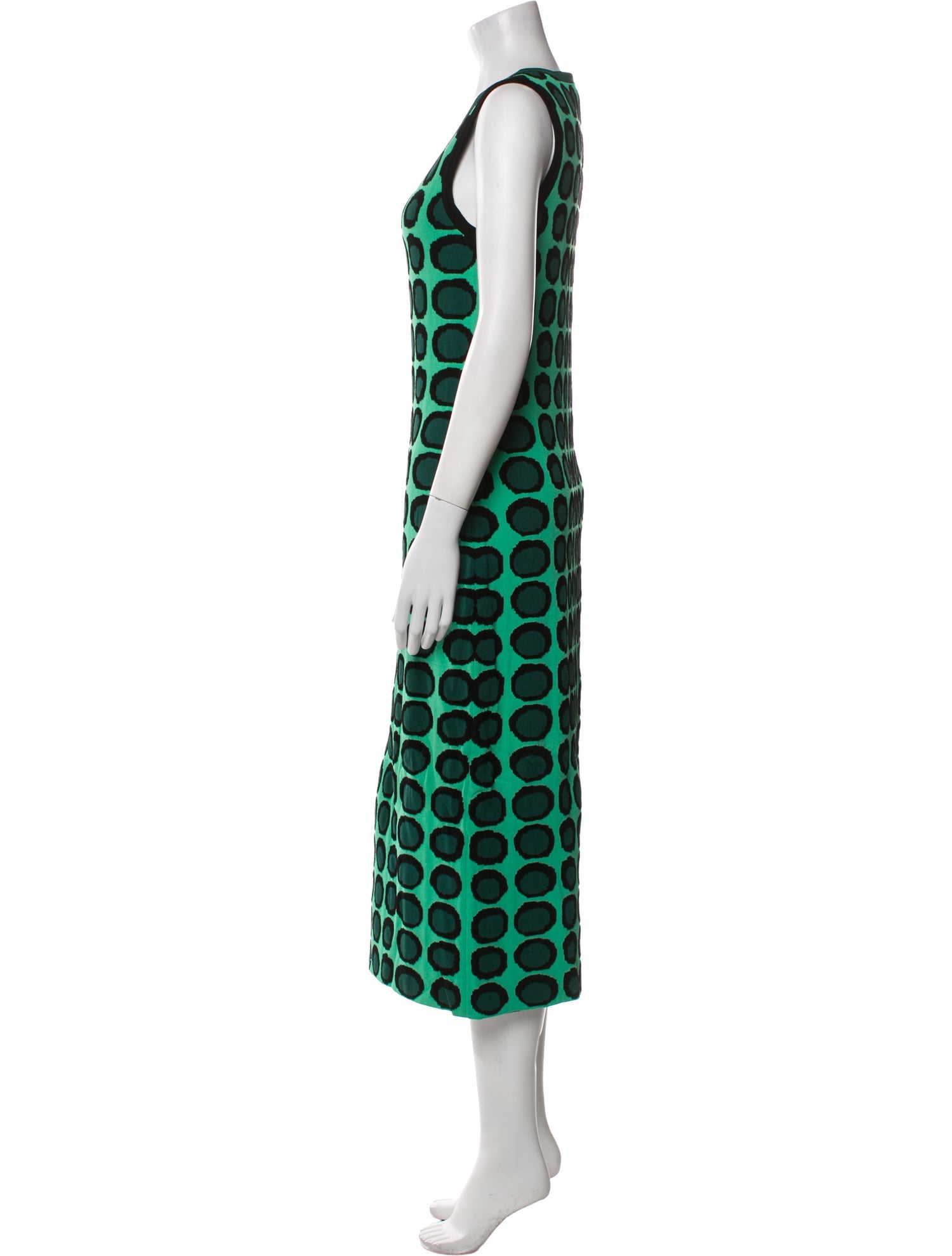 Christopher John Rogers Printed Midi Length Dress