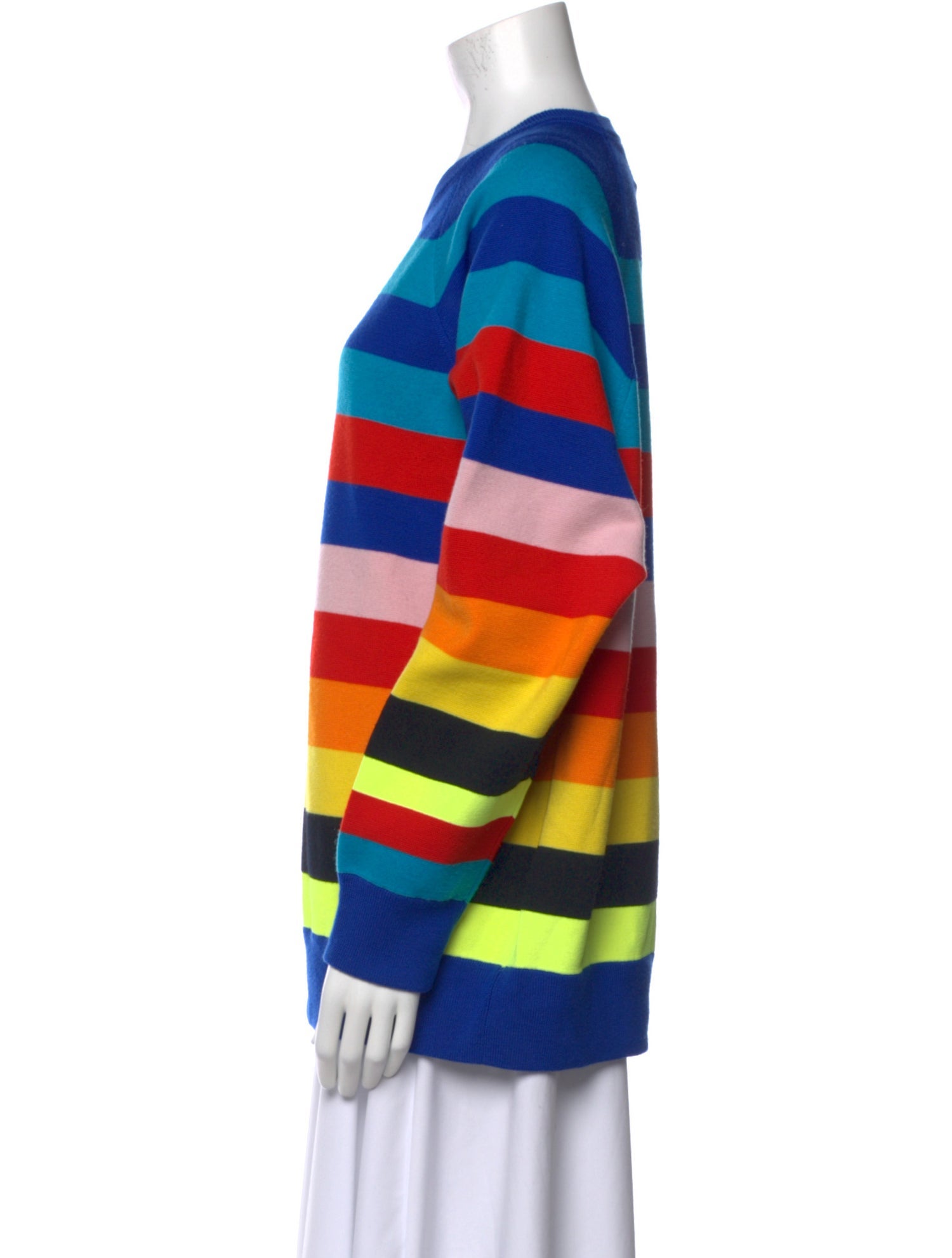 Christopher John Rogers Wool Striped Tunic
