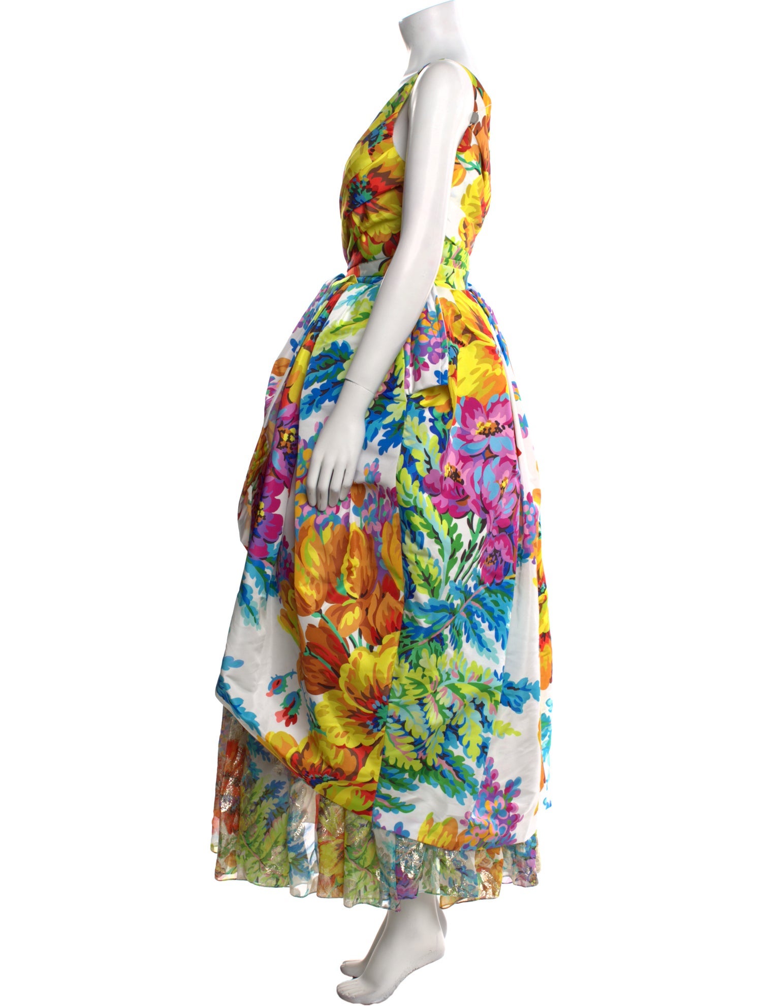 Christopher John Rogers Printed Long Dress