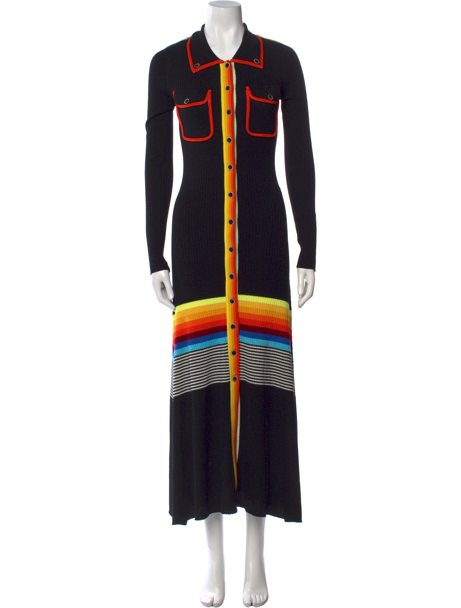 Christopher John Rogers Wool Long Dress w/ Tags