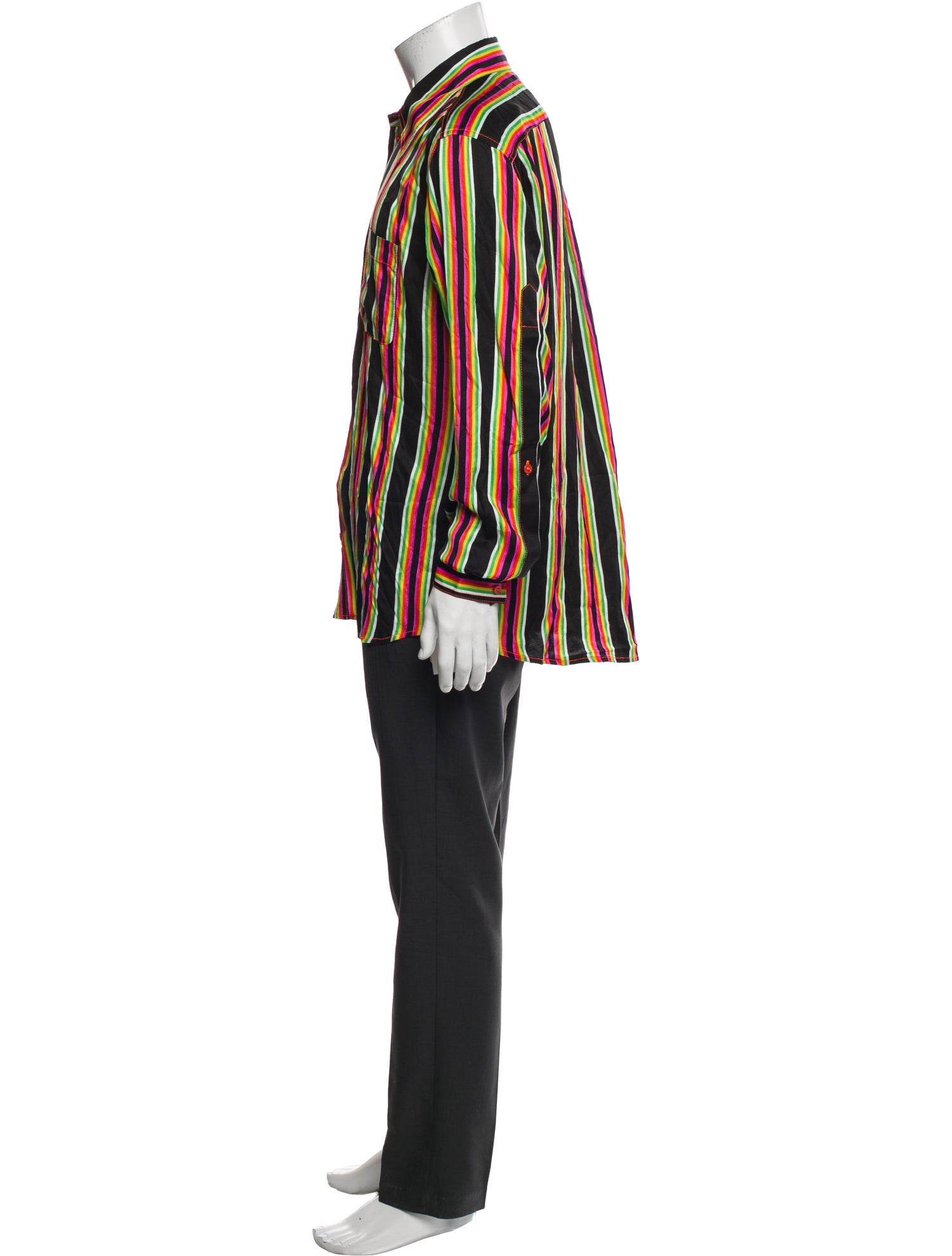 Christopher John Rogers Striped Long Sleeve Shirt w/ Tags