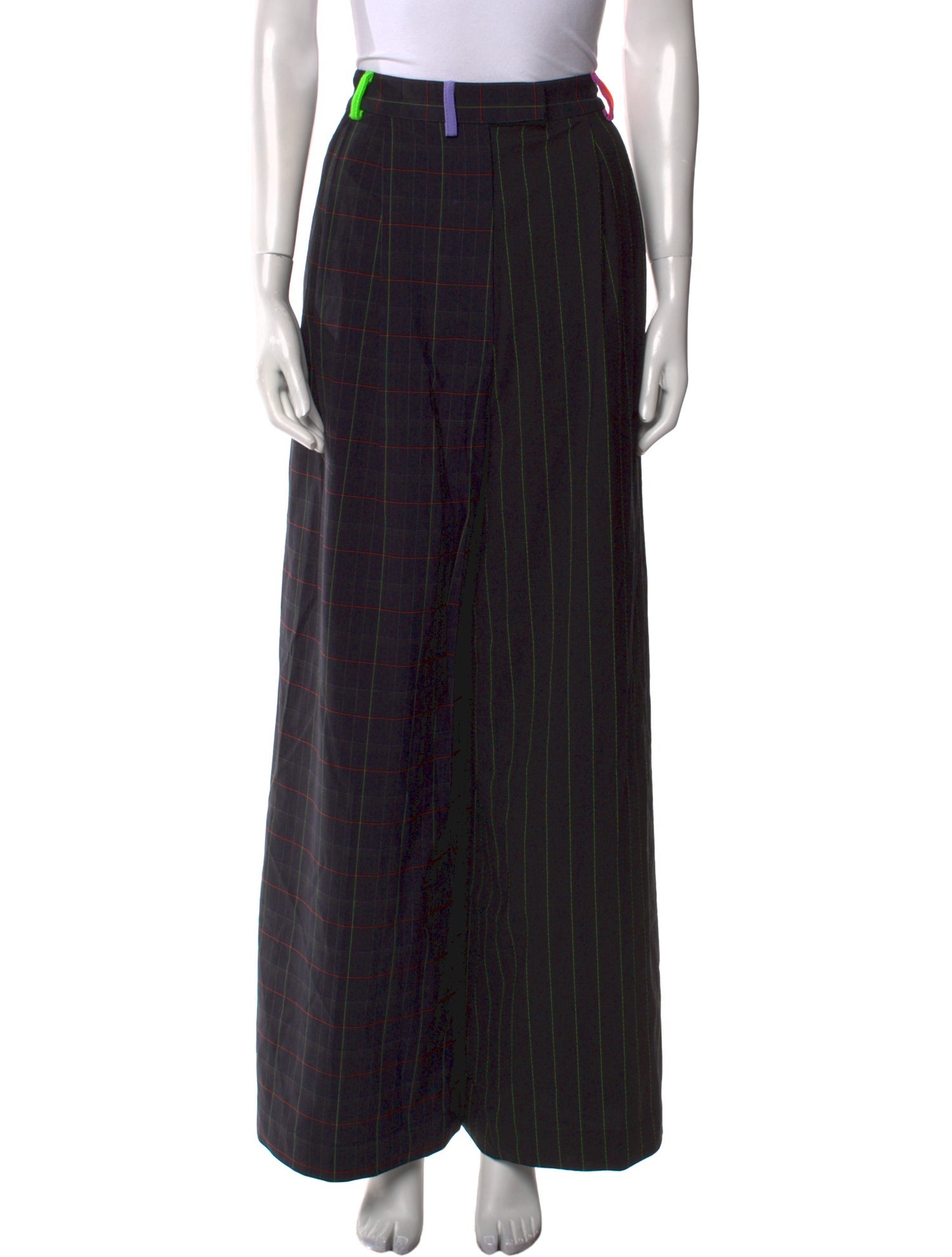 Christopher John Rogers Striped Wide Leg Pants