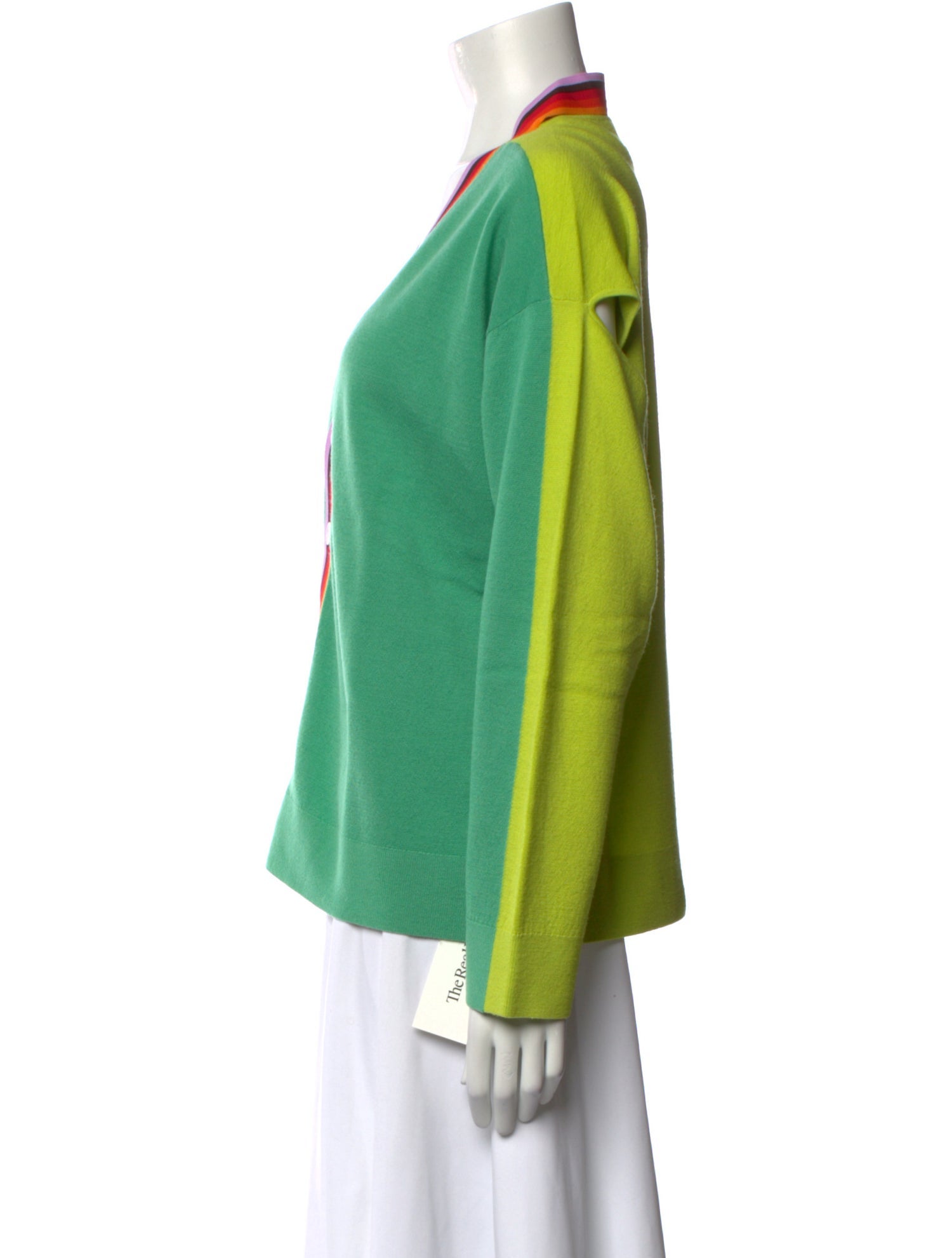 Christopher John Rogers Wool V-Neck Sweater