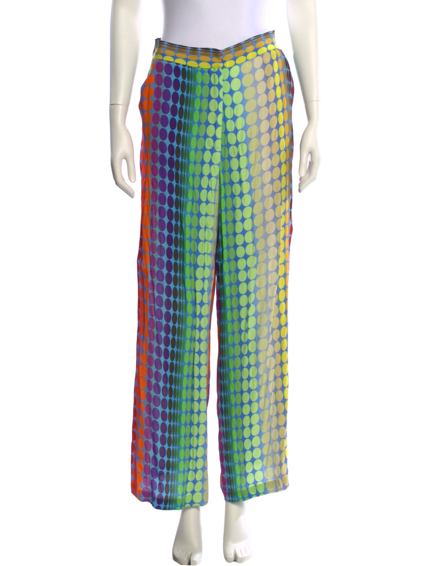 Christopher John Rogers Printed Wide Leg Pants