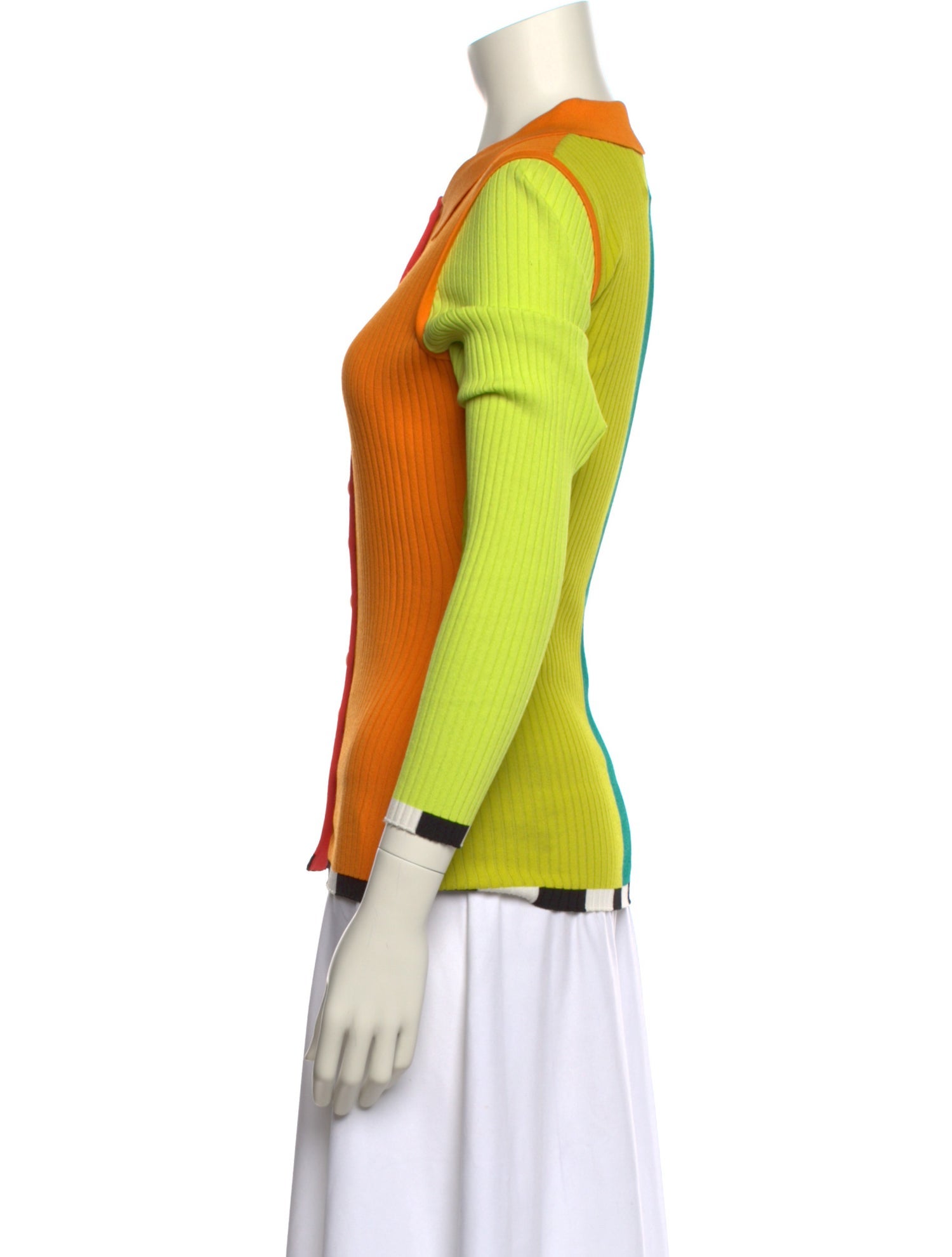 Christopher John Rogers Long Sleeve Button-Up Top