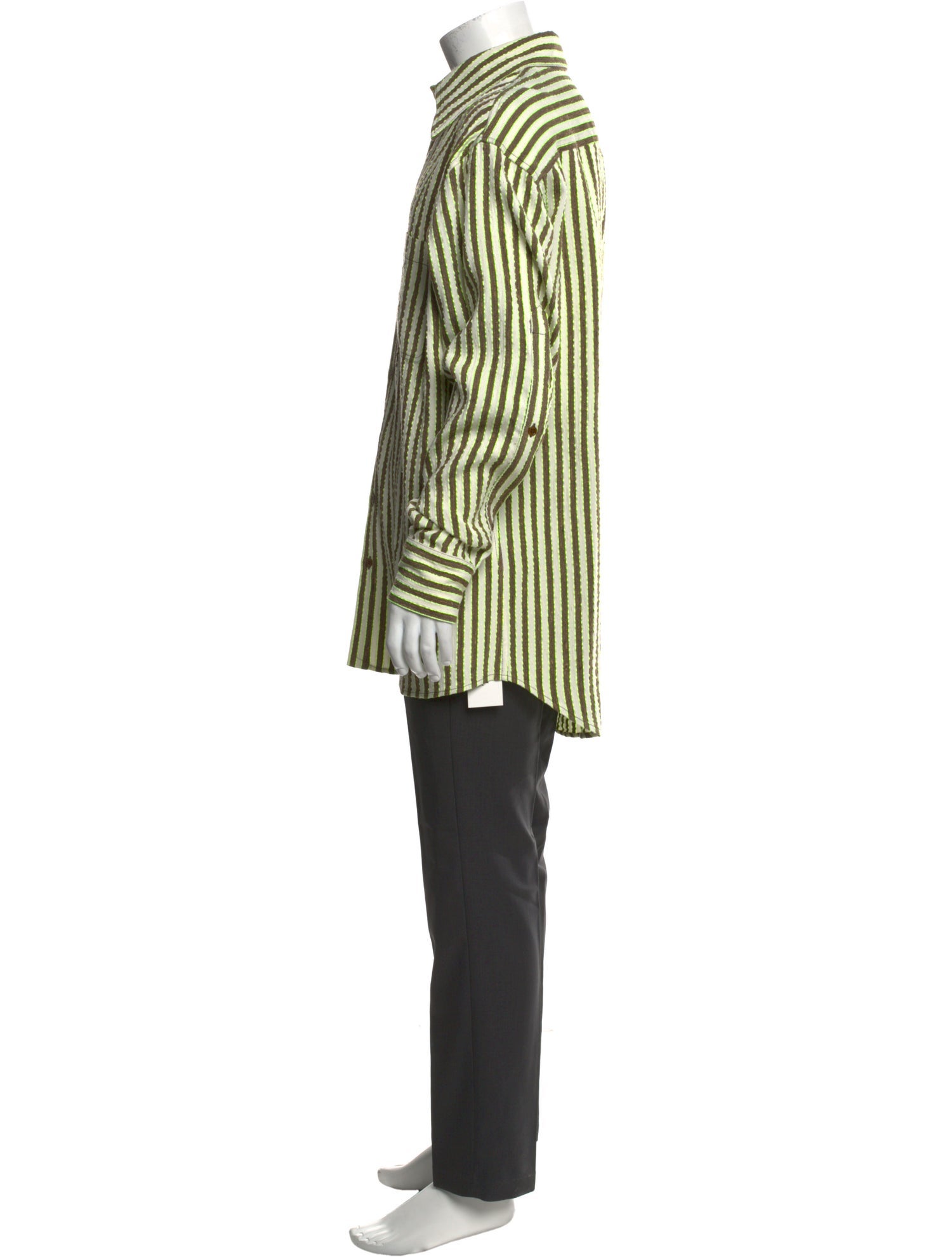 Christopher John Rogers Striped Long Sleeve Shirt