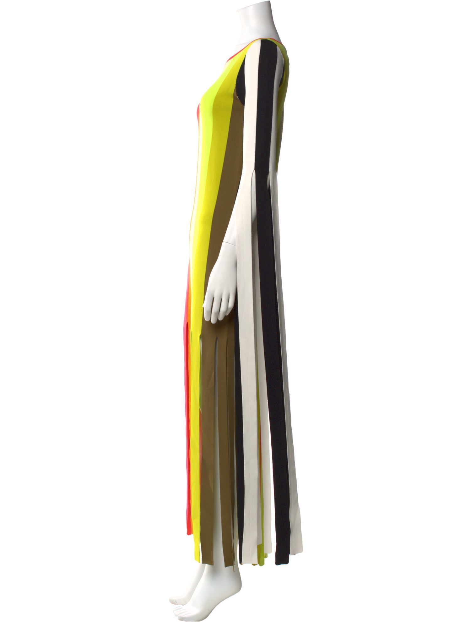 Christopher John Rogers Striped Long Dress w/ Tags