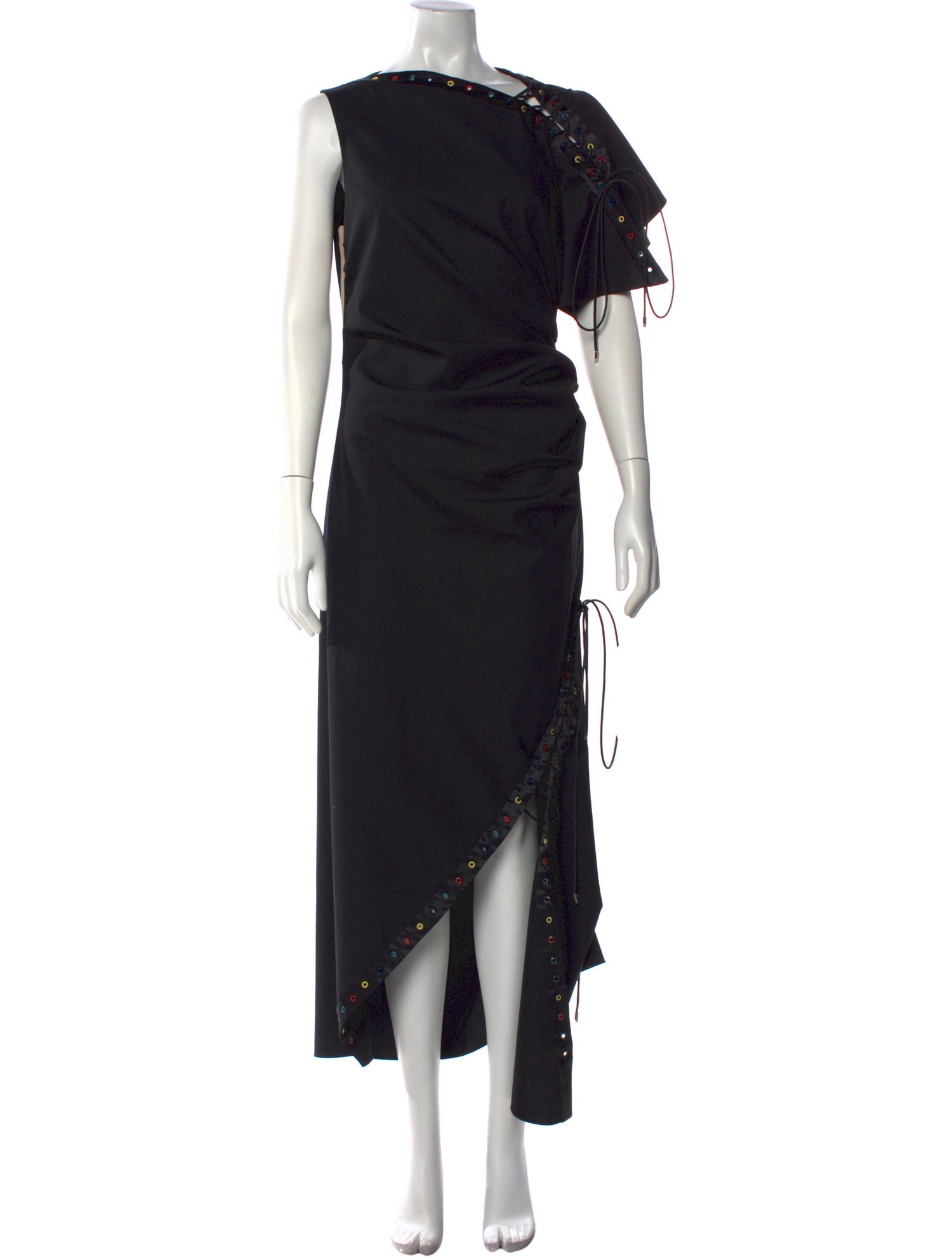 Christopher John Rogers One-Shoulder Long Dress w/ Tags