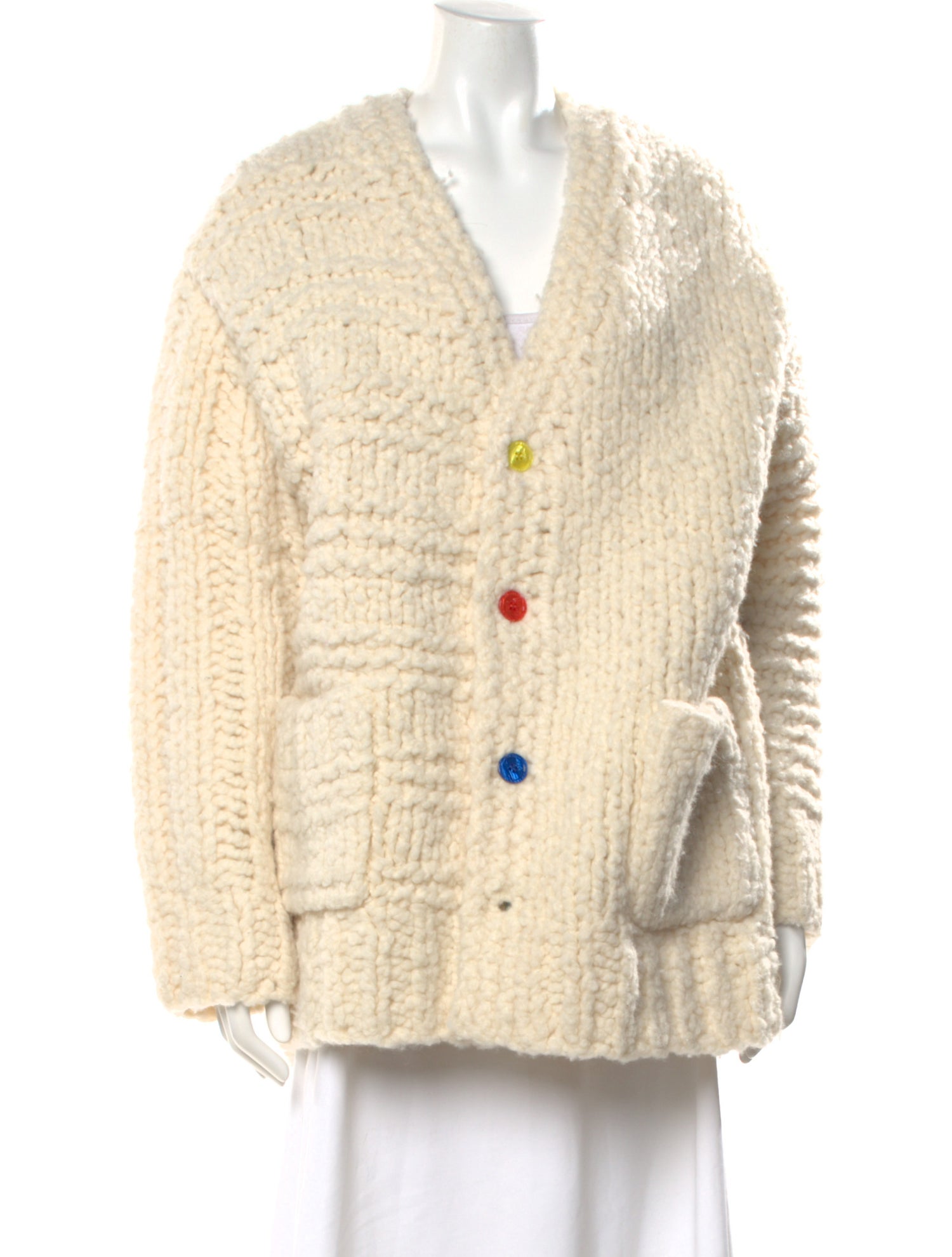 Christopher John Rogers Wool V-Neck Sweater