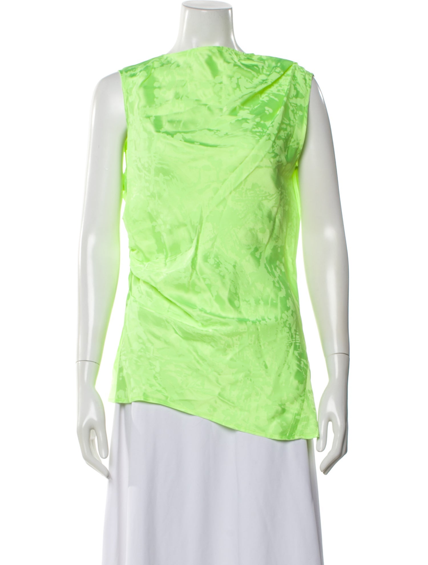 Christopher John Rogers Patterned Asymmetrical Top