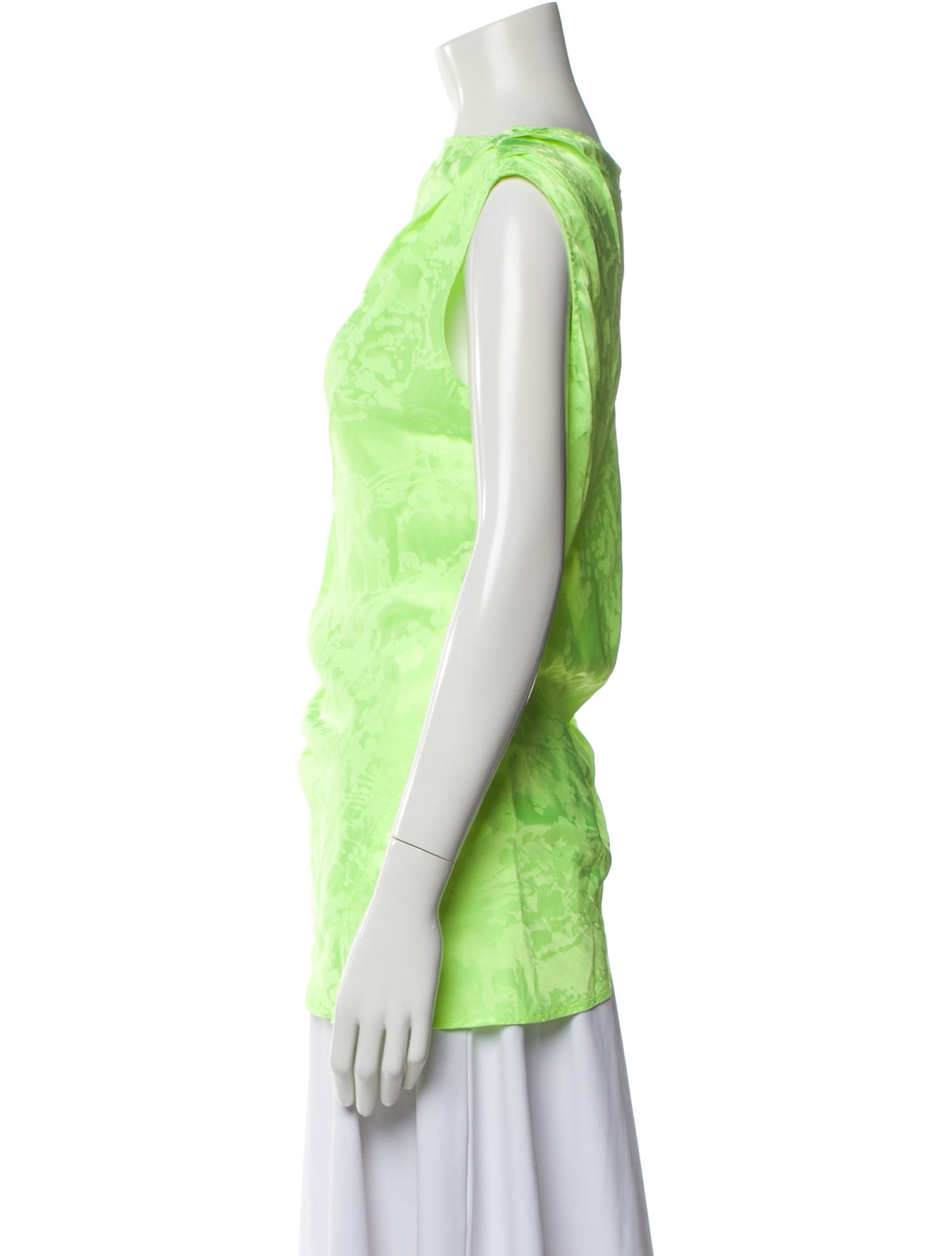 Christopher John Rogers Patterned Asymmetrical Top