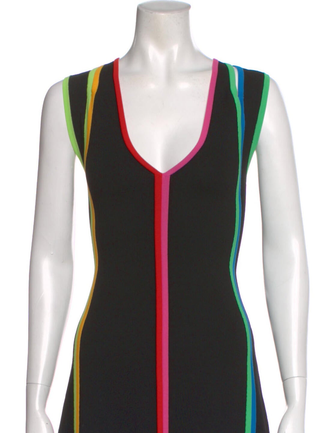 Christopher John Rogers Striped Long Dress w/ Tags