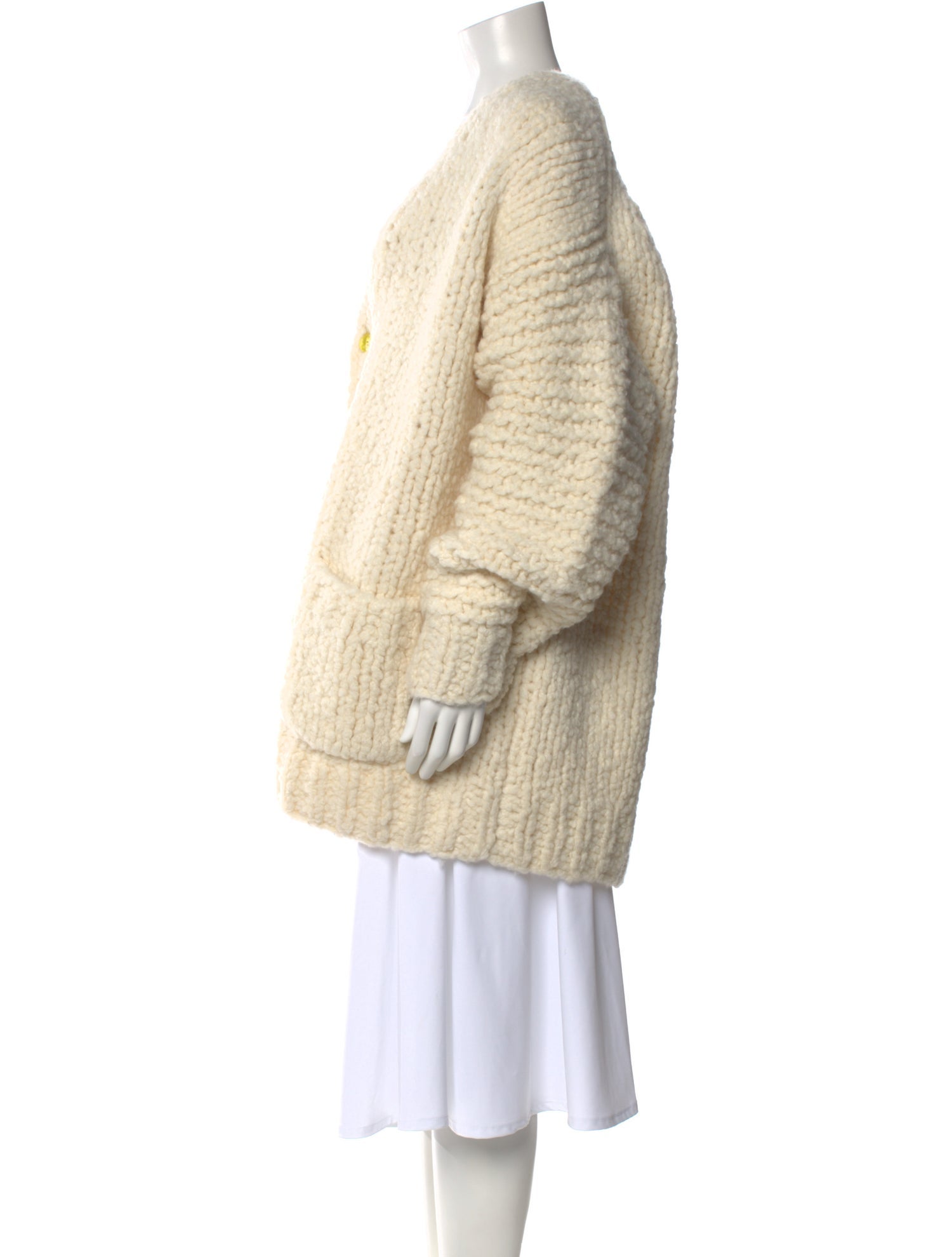 Christopher John Rogers Wool V-Neck Sweater w/ Tags