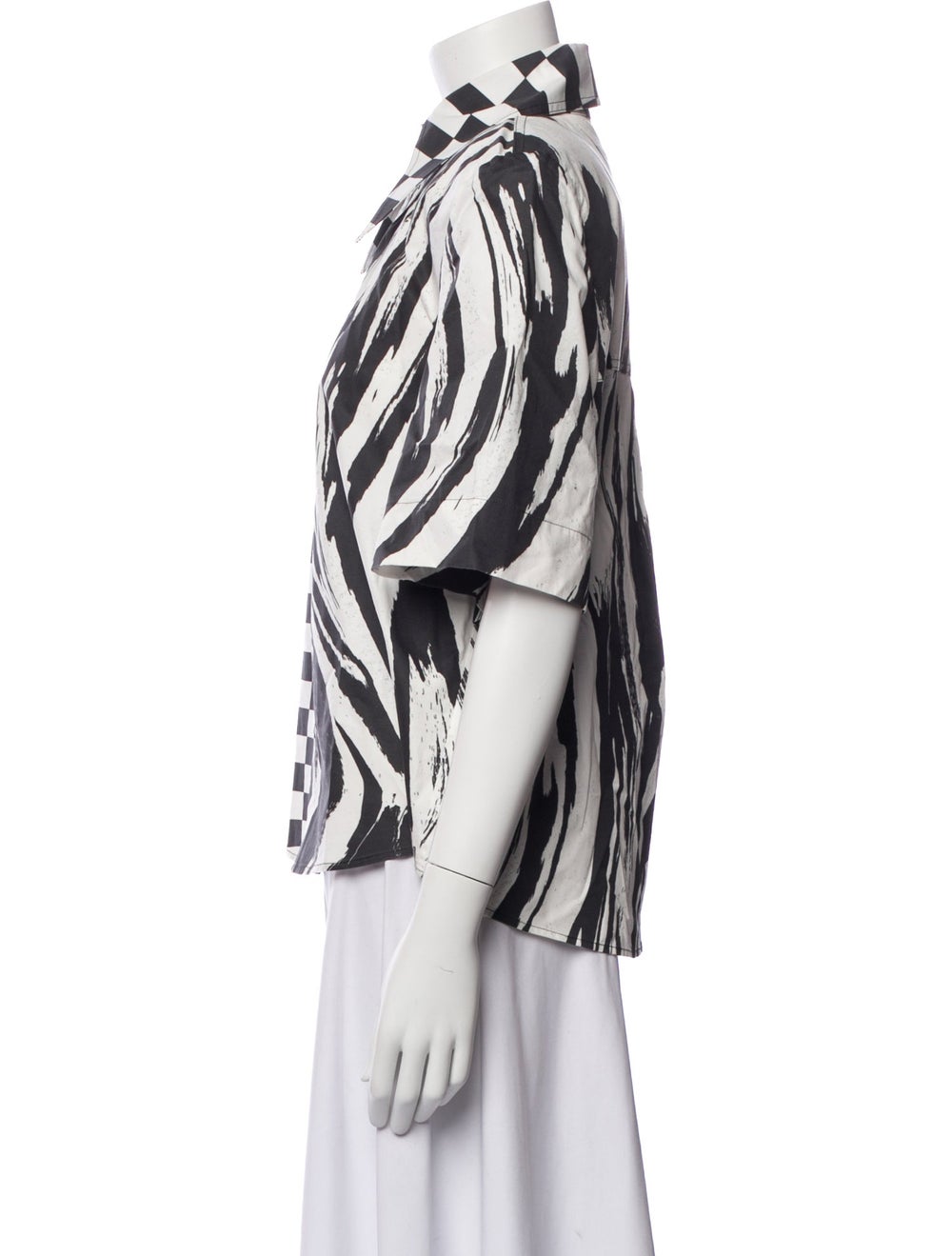 Christopher John Rogers Patterned Three-Quarter S… - image 2