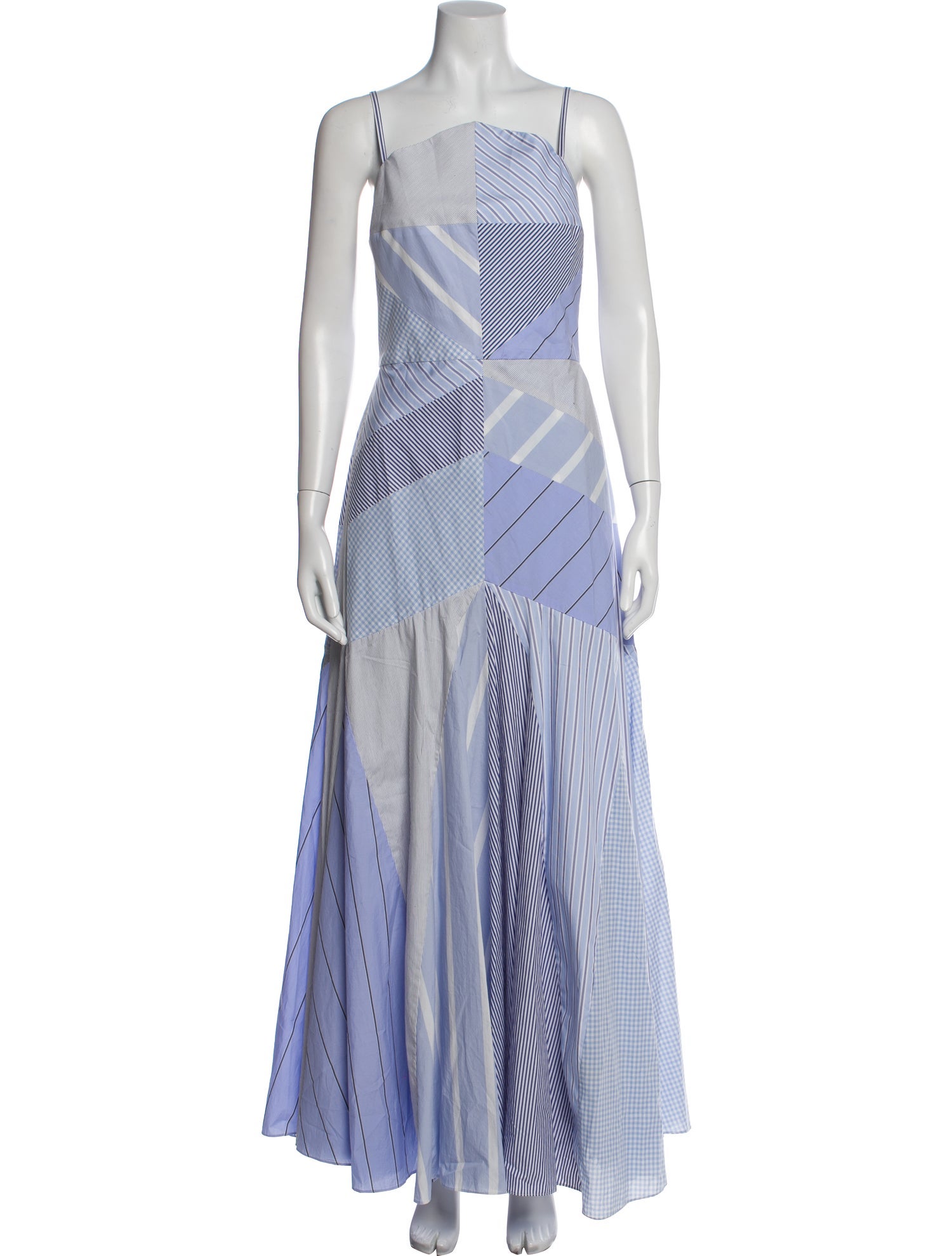 Christopher John Rogers Striped Long Dress