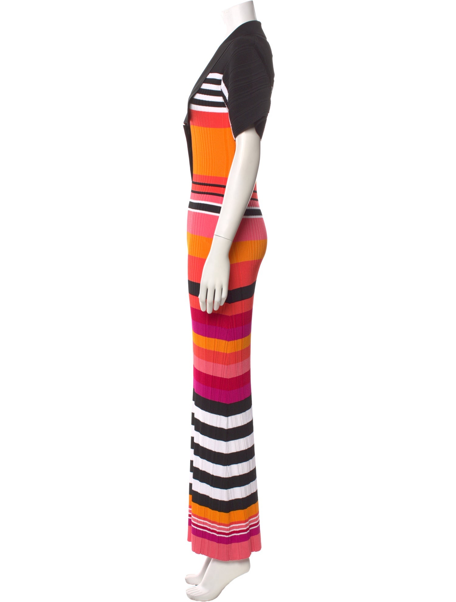 Christopher John Rogers Nylon Long Dress