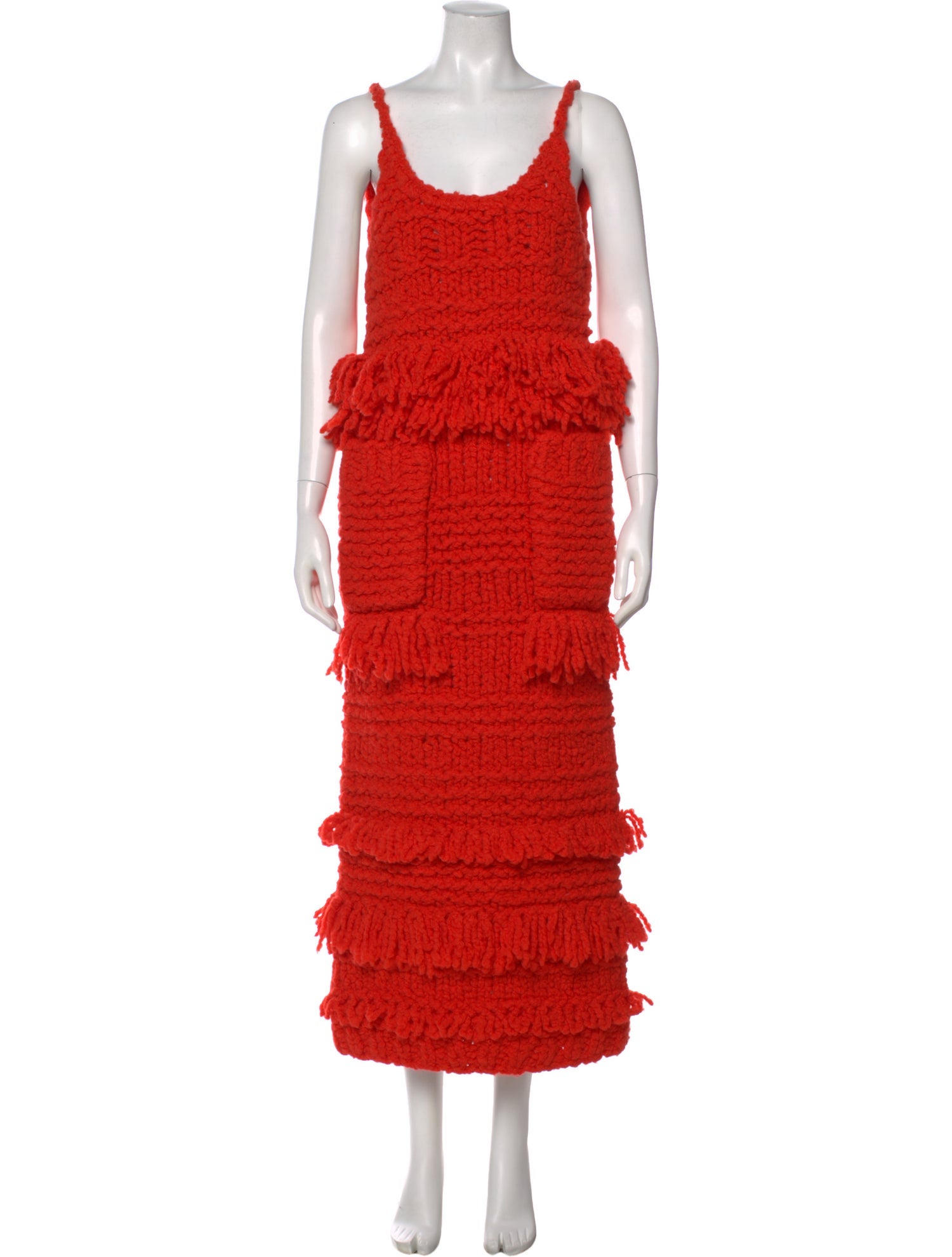 Christopher John Rogers Wool Long Dress w/ Tags