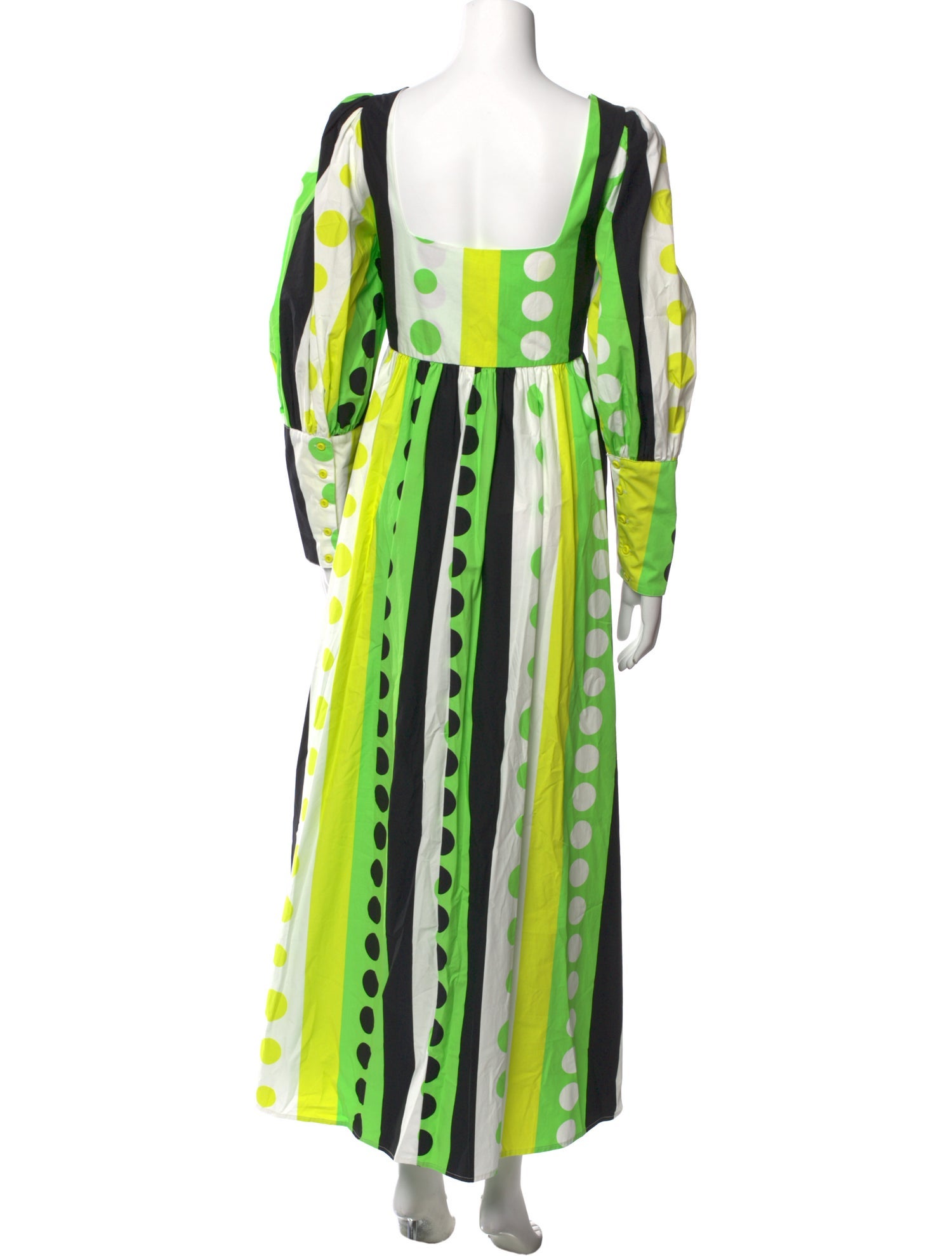 christopher john rogers green dress Christopher John Rogers Printed Twill-Trimmed Velvet Gown In Green - 70% Off