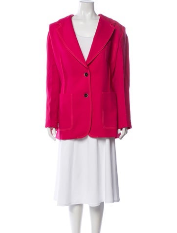 Pre-owned Christopher John Rogers Blazer In Red