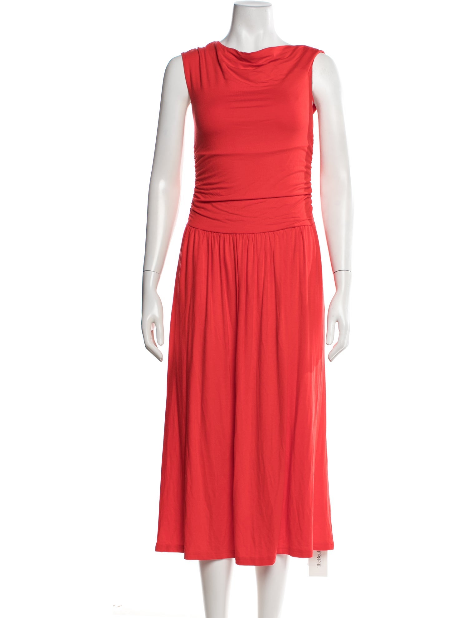 Christopher John Rogers Cowl Neck Midi Length Dress w/ Tags