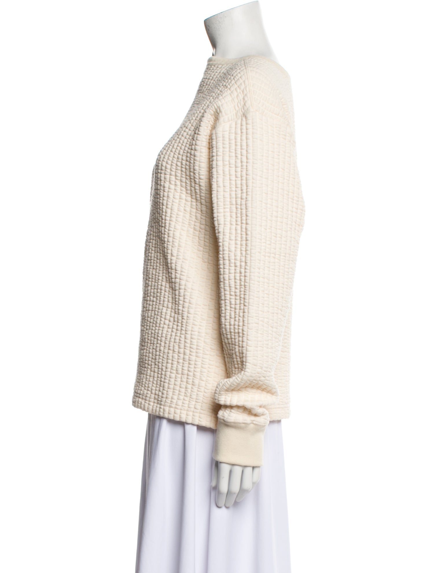 Chimala Bateau Neckline Long Sleeve Sweatshirt