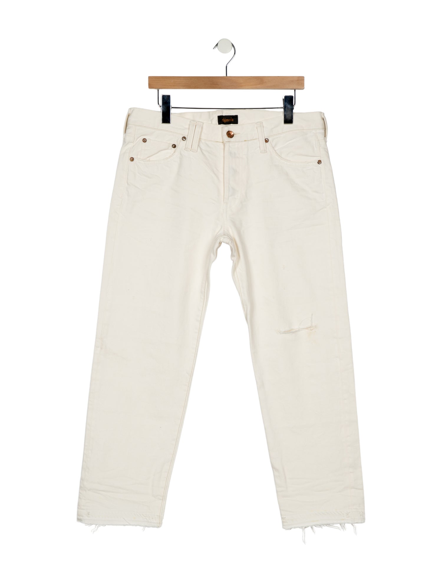 Chimala Mid-Rise Straight Leg Jeans