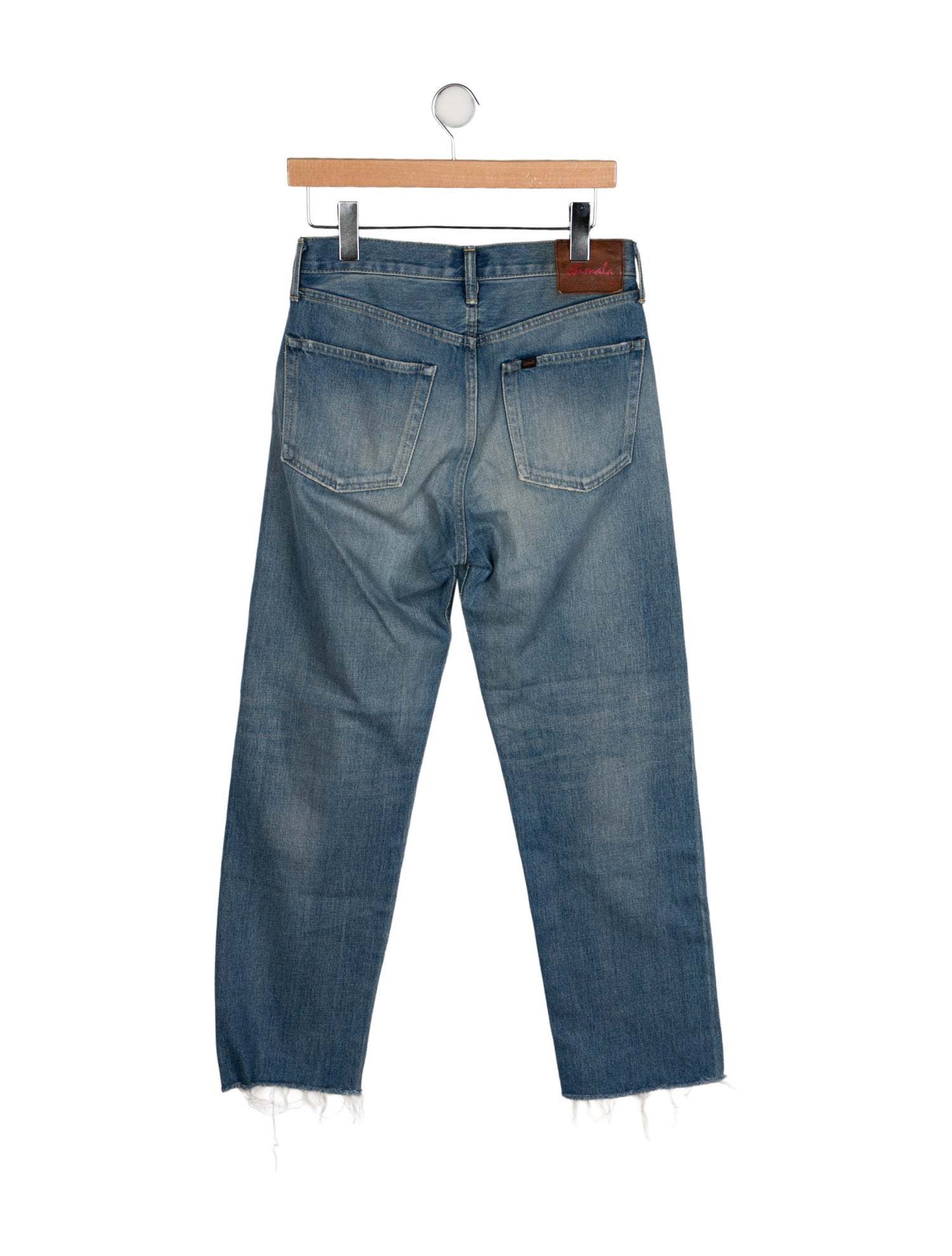 Chimala Mid-Rise Straight Leg Jeans