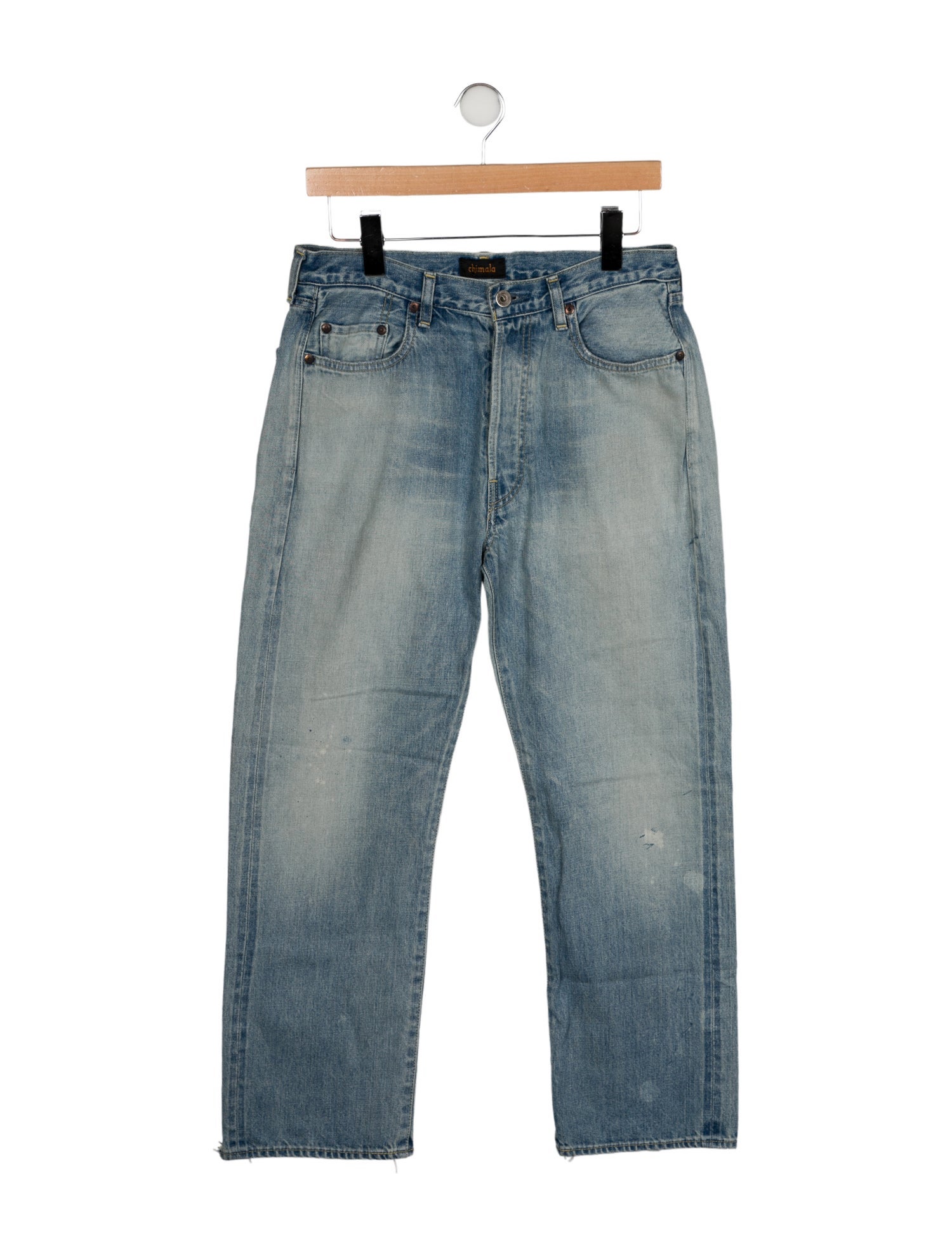 Chimala High-Rise Straight Leg Jeans