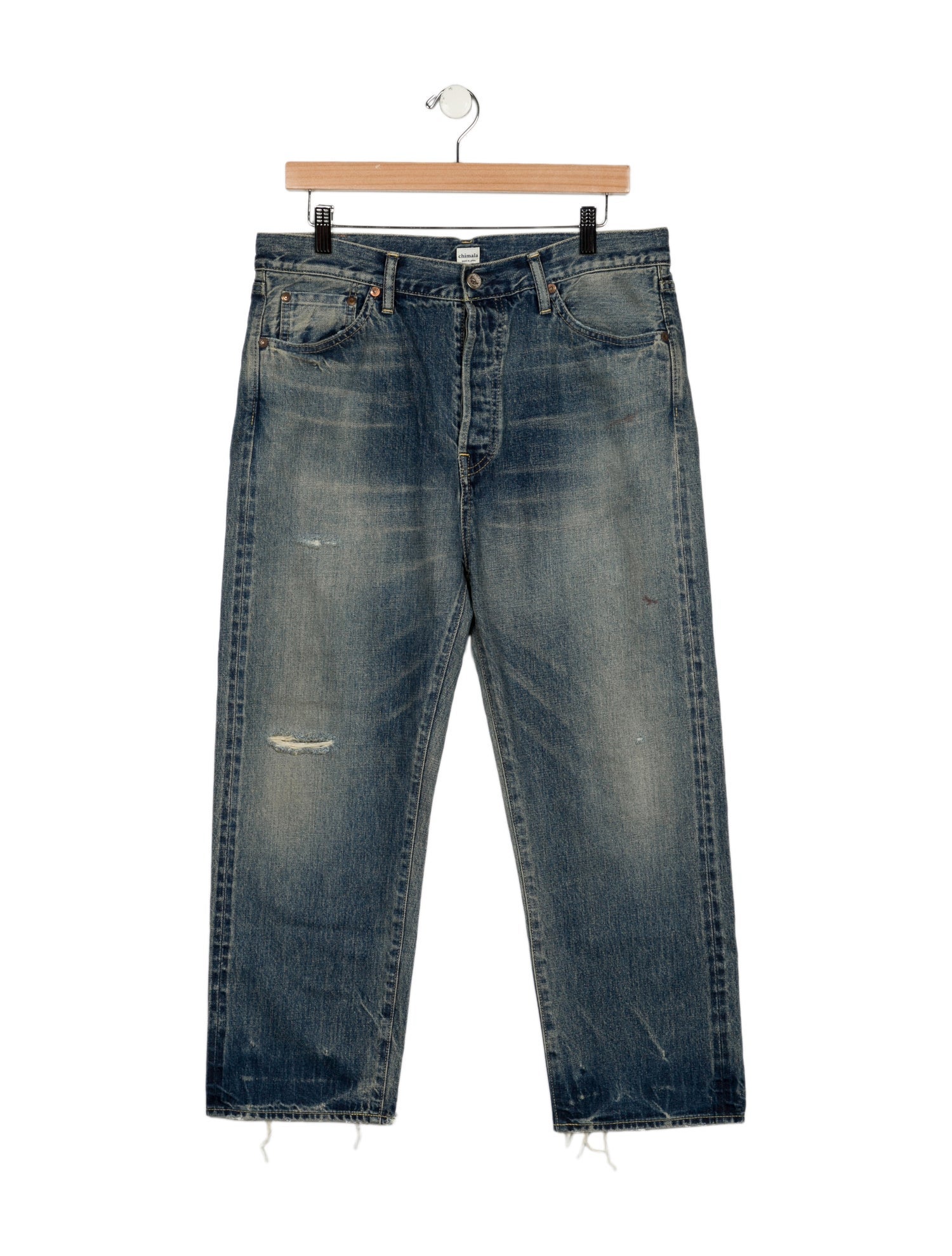 Chimala High-Rise Straight Leg Jeans