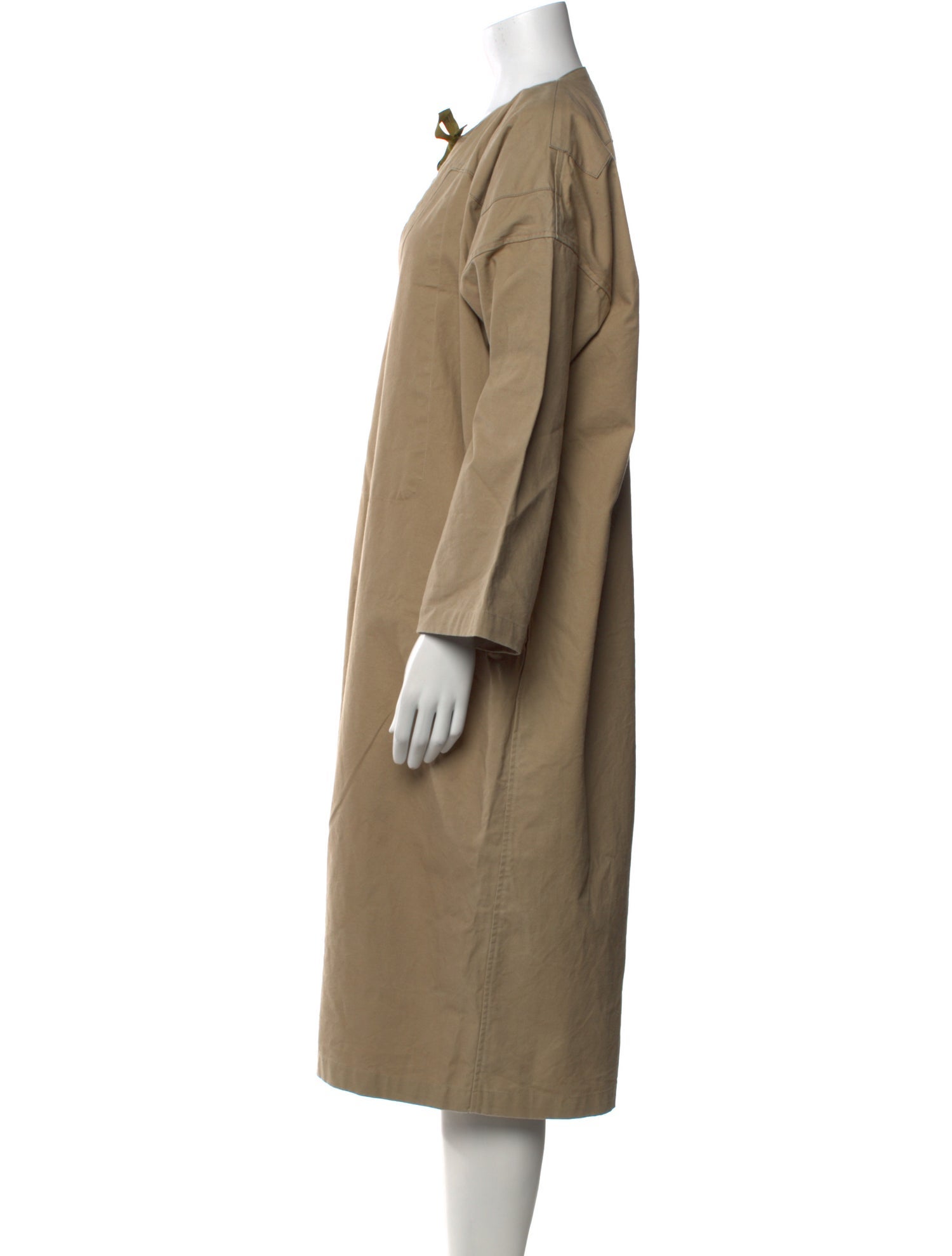 Chimala Tie Neck Long Sleeve Tunic