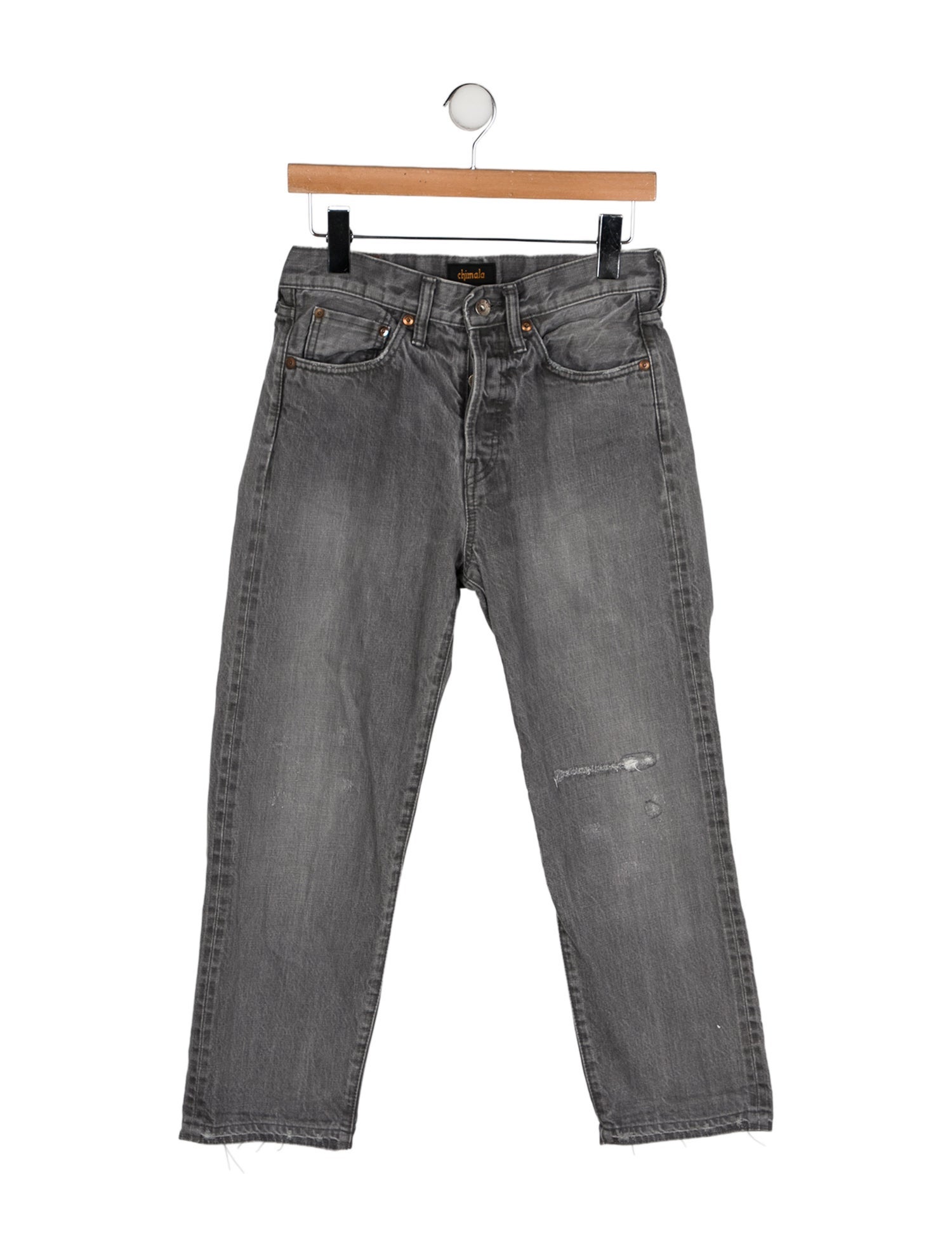 Chimala Mid-Rise Straight Leg Jeans