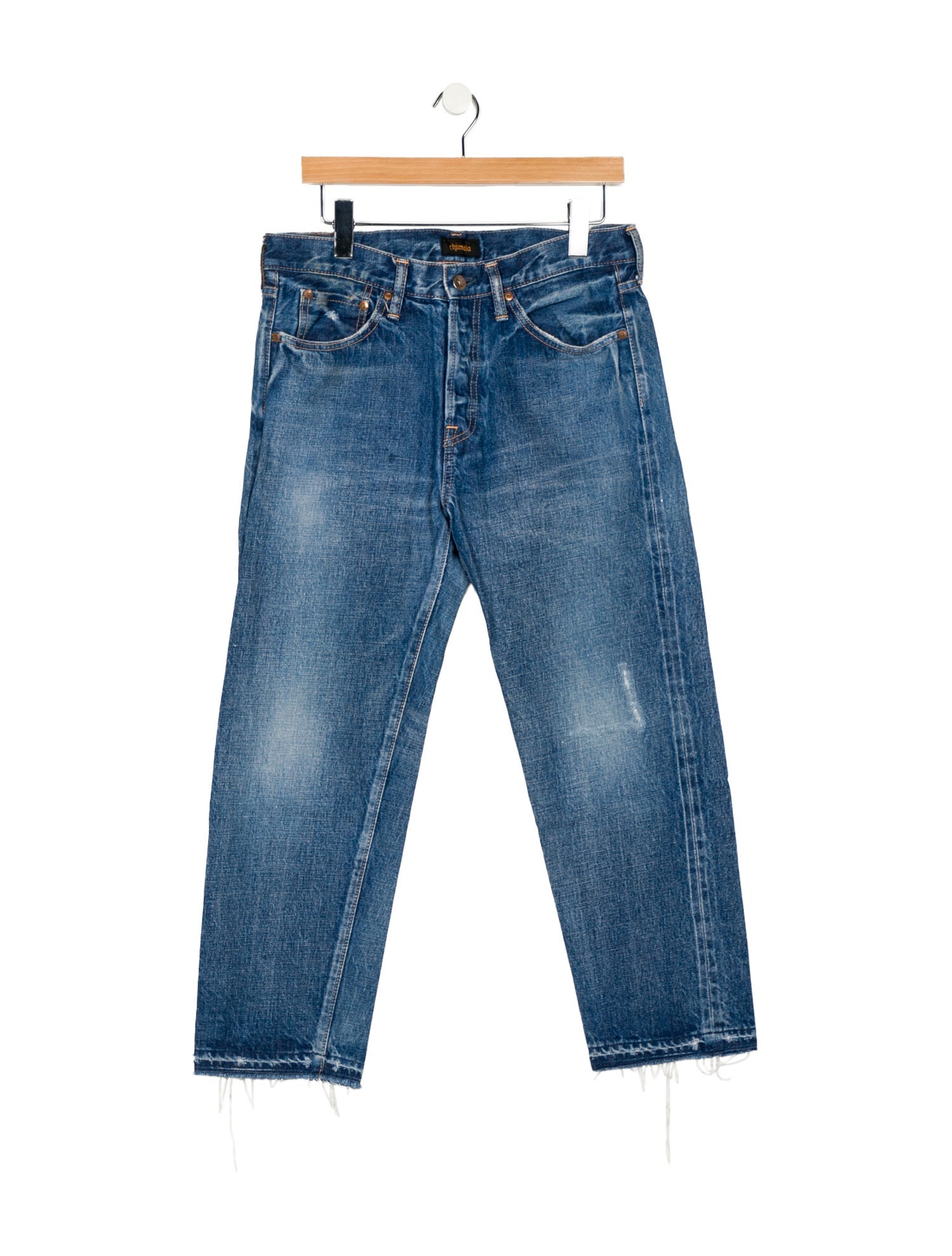 Chimala Mid-Rise Straight Leg Jeans