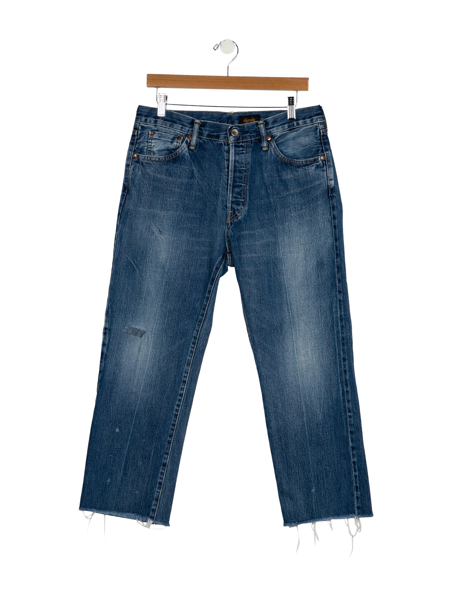 Chimala Mid-Rise Straight Leg Jeans