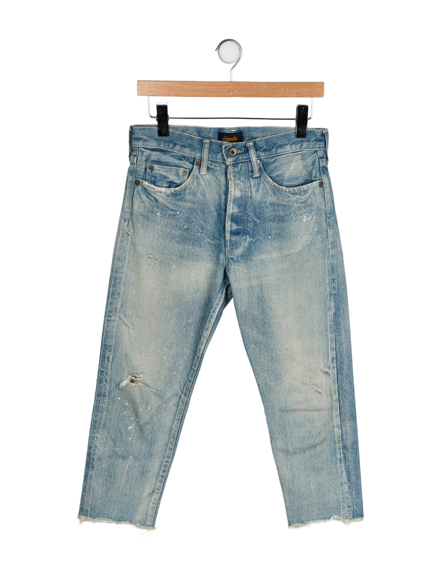 Chimala Mid-Rise Straight Leg Jeans