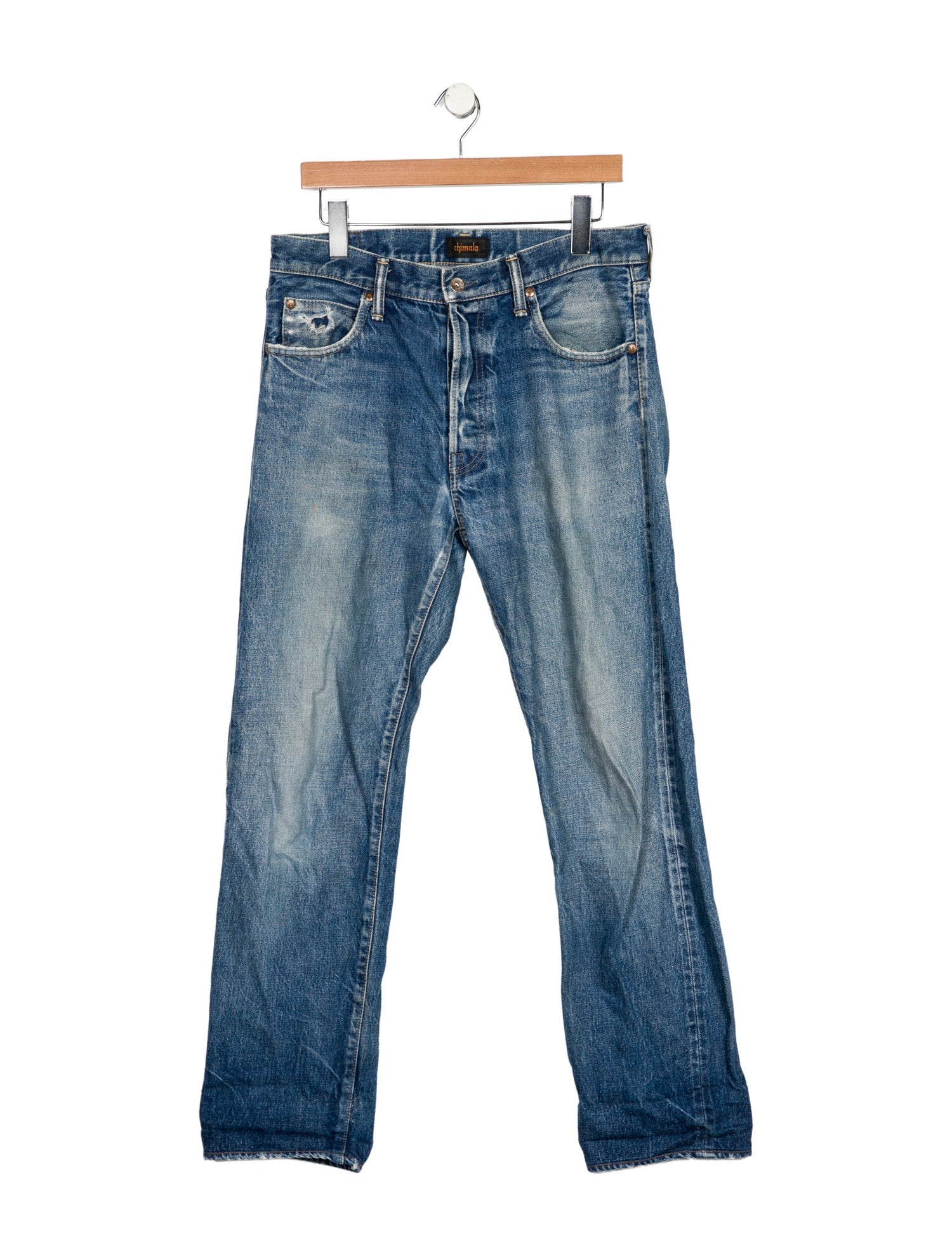Chimala High-Rise Straight Leg Jeans