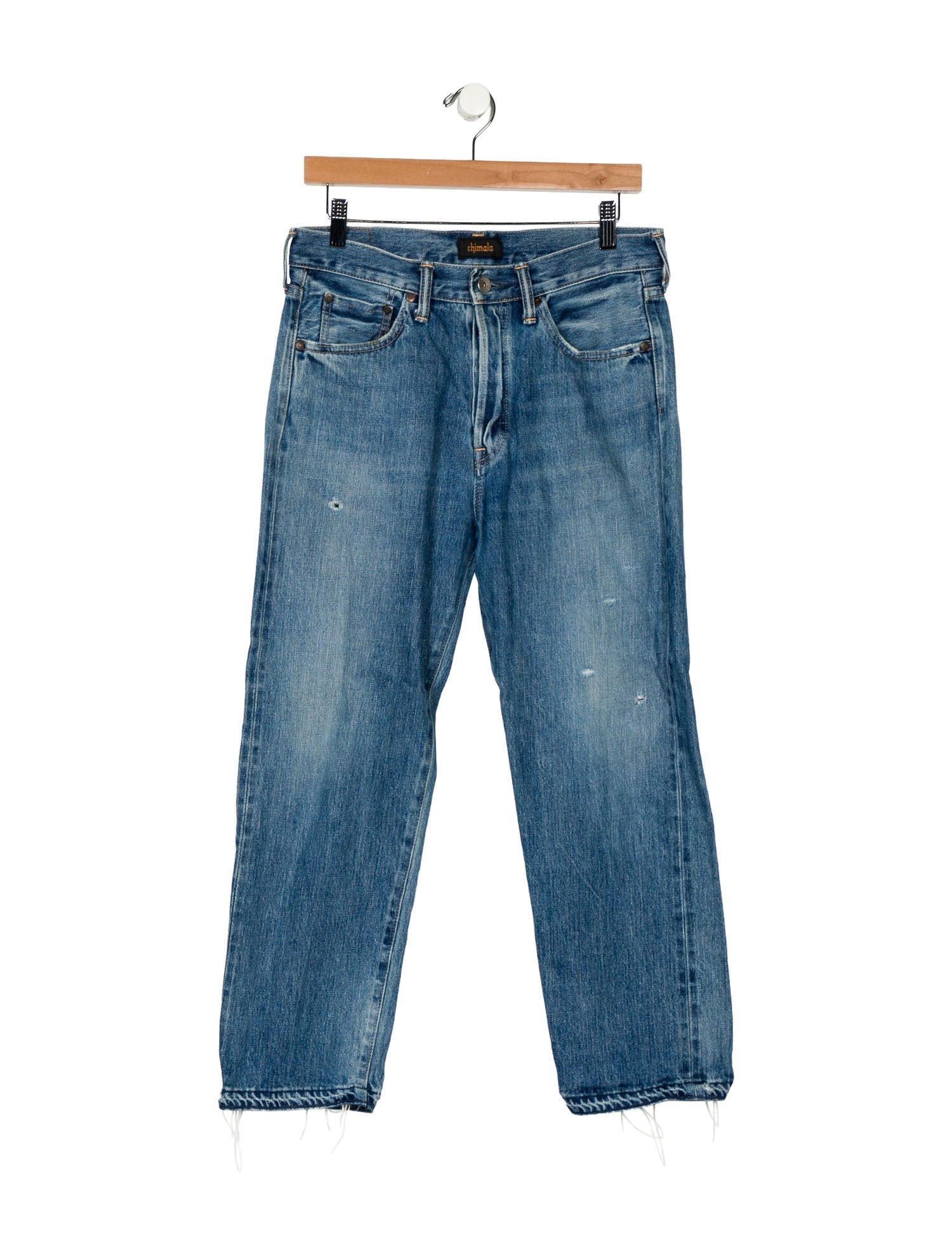 Chimala Mid-Rise Straight Leg Jeans