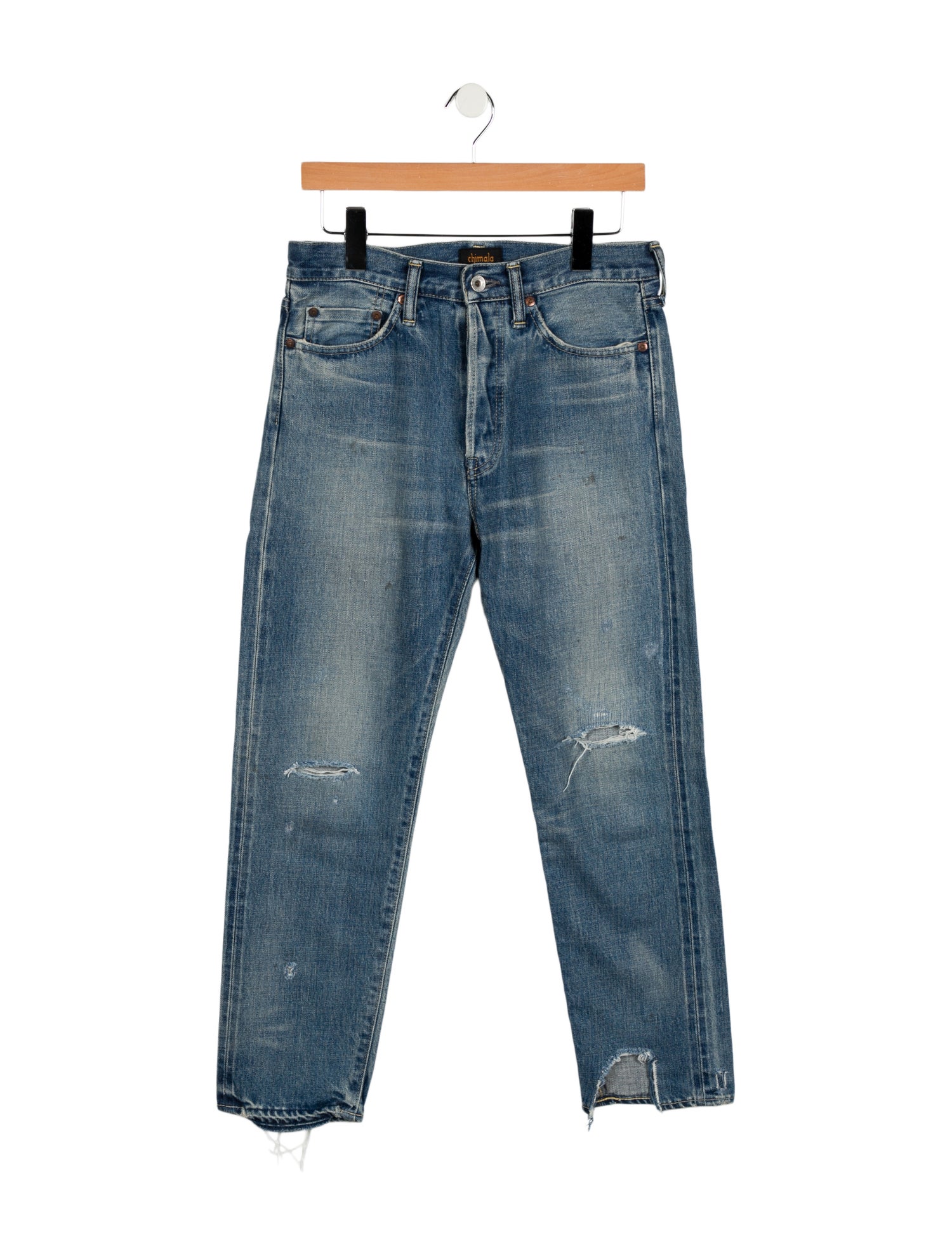 Chimala High-Rise Straight Leg Jeans
