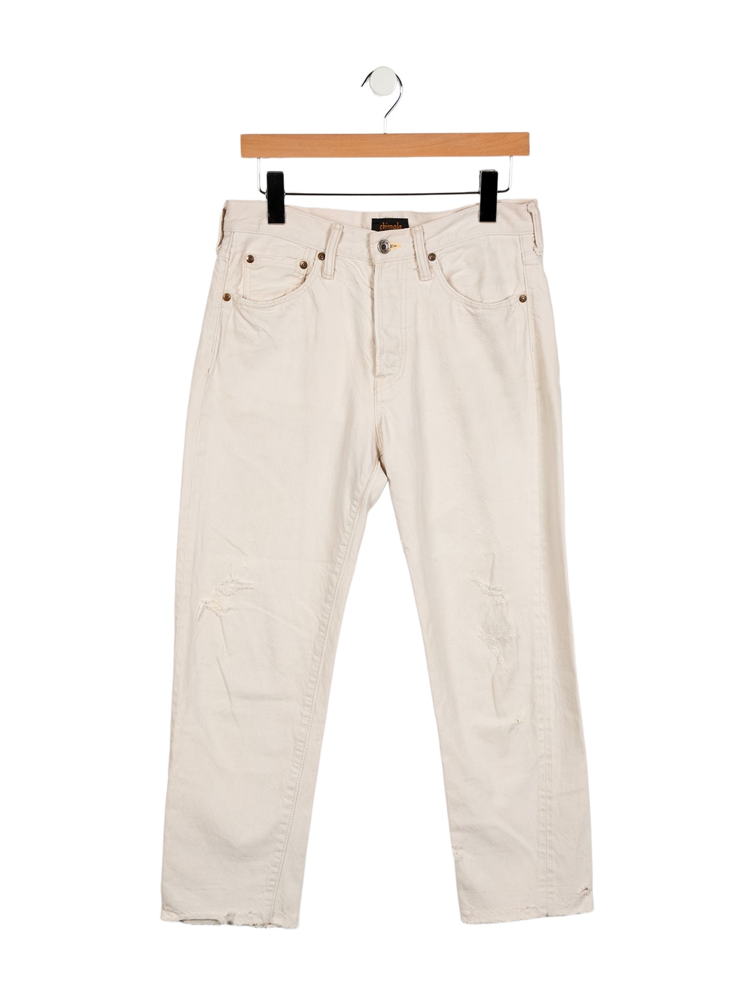 Chimala High-Rise Straight Leg Jeans